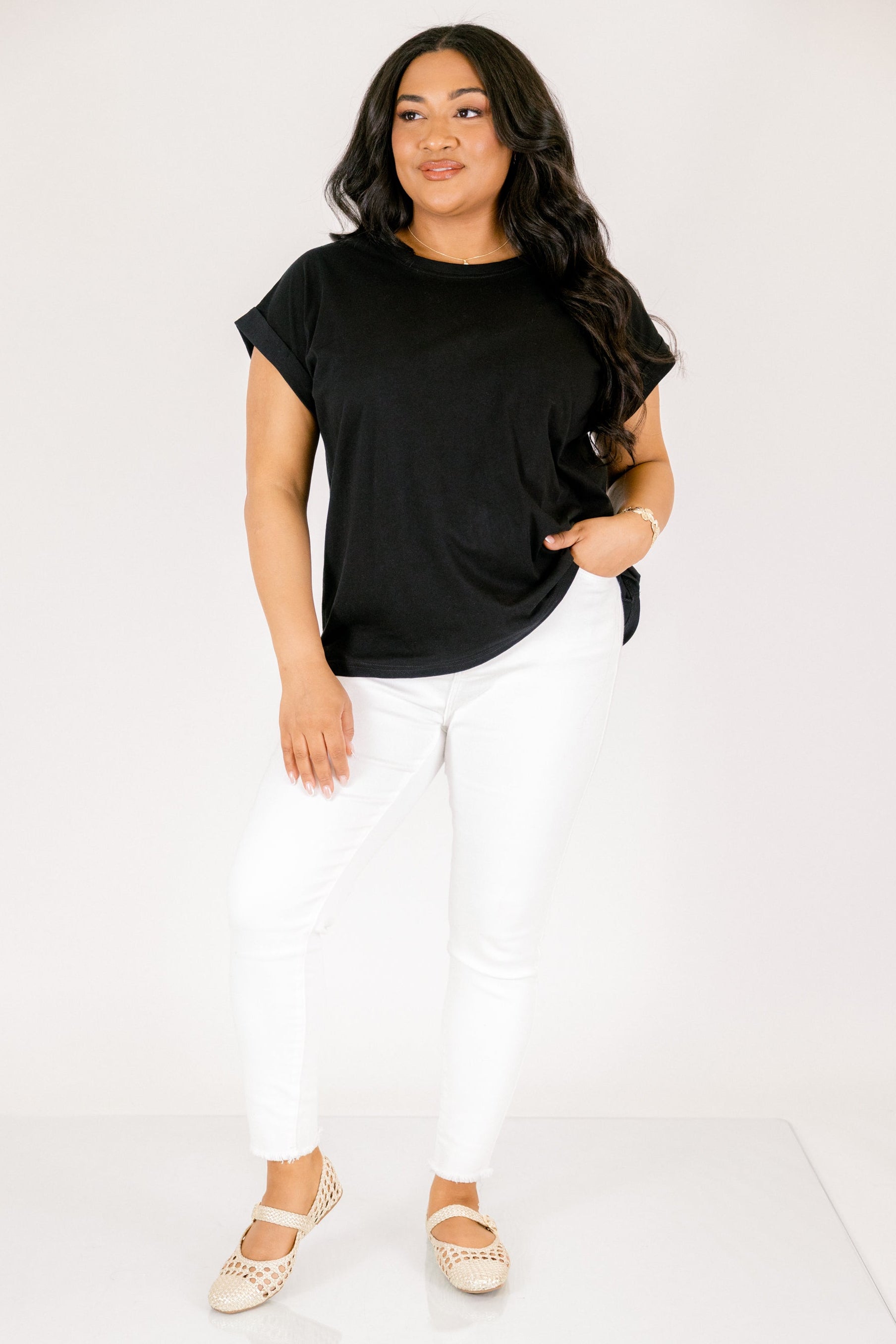 Pretty Please Tee, Black