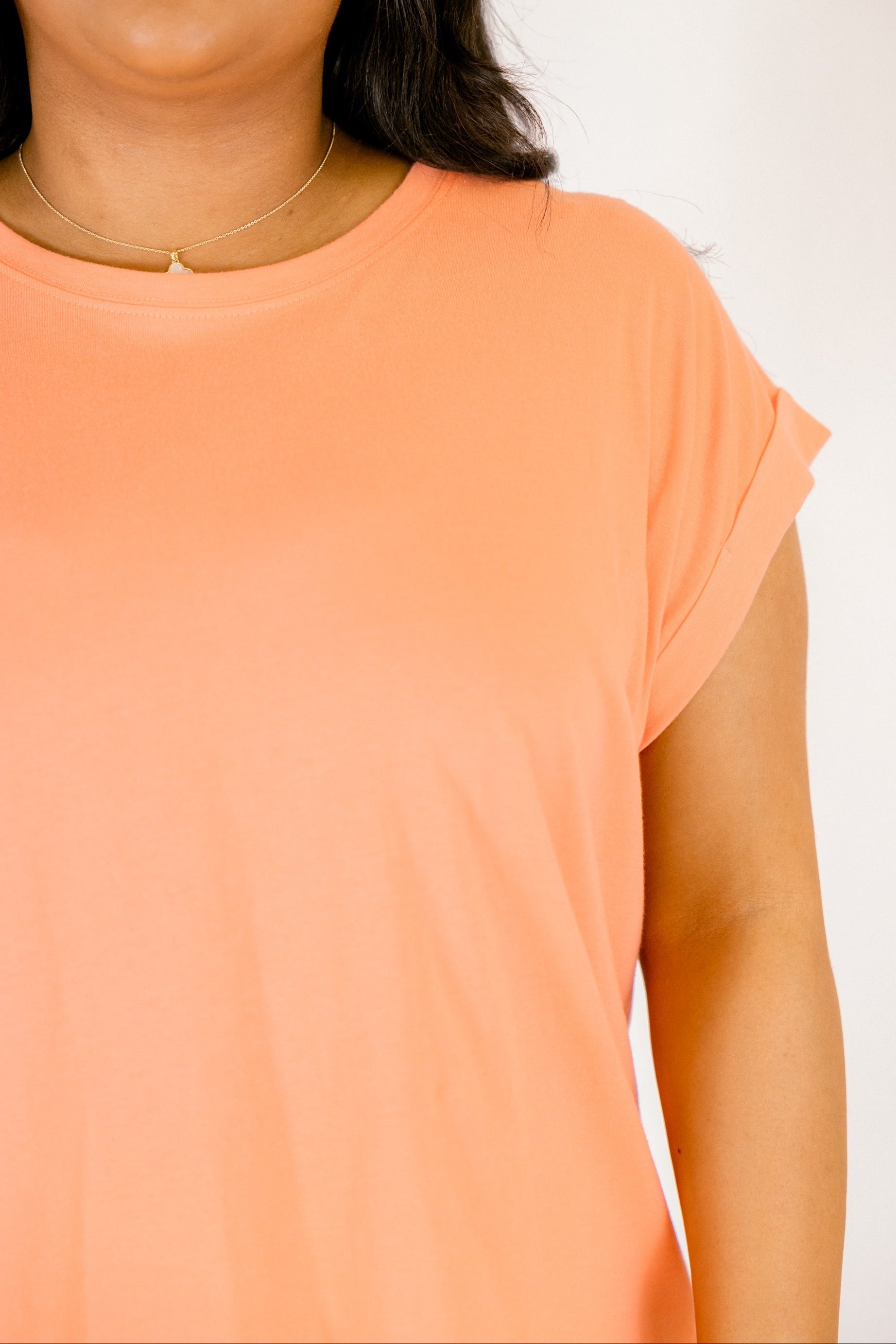 Pretty Please Tee, Coral