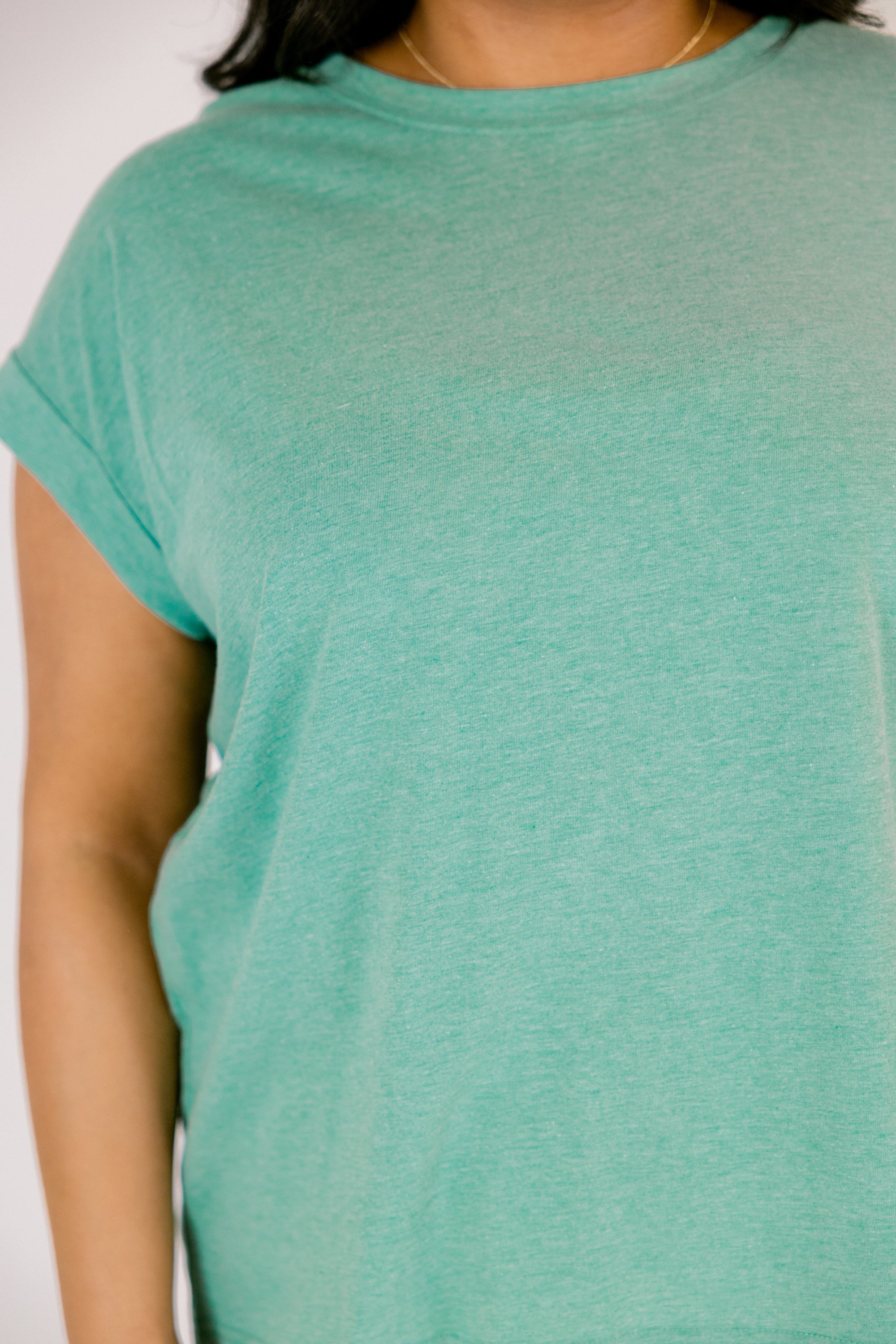 Pretty Please Tee, Heather Kelly Green