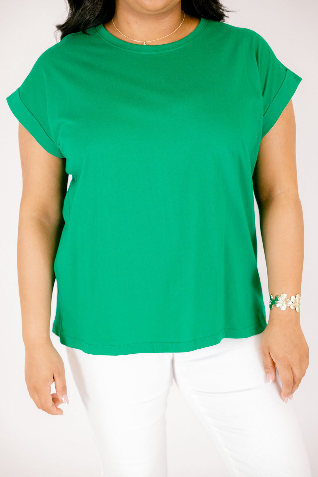 Pretty Please Tee, Kelly Green