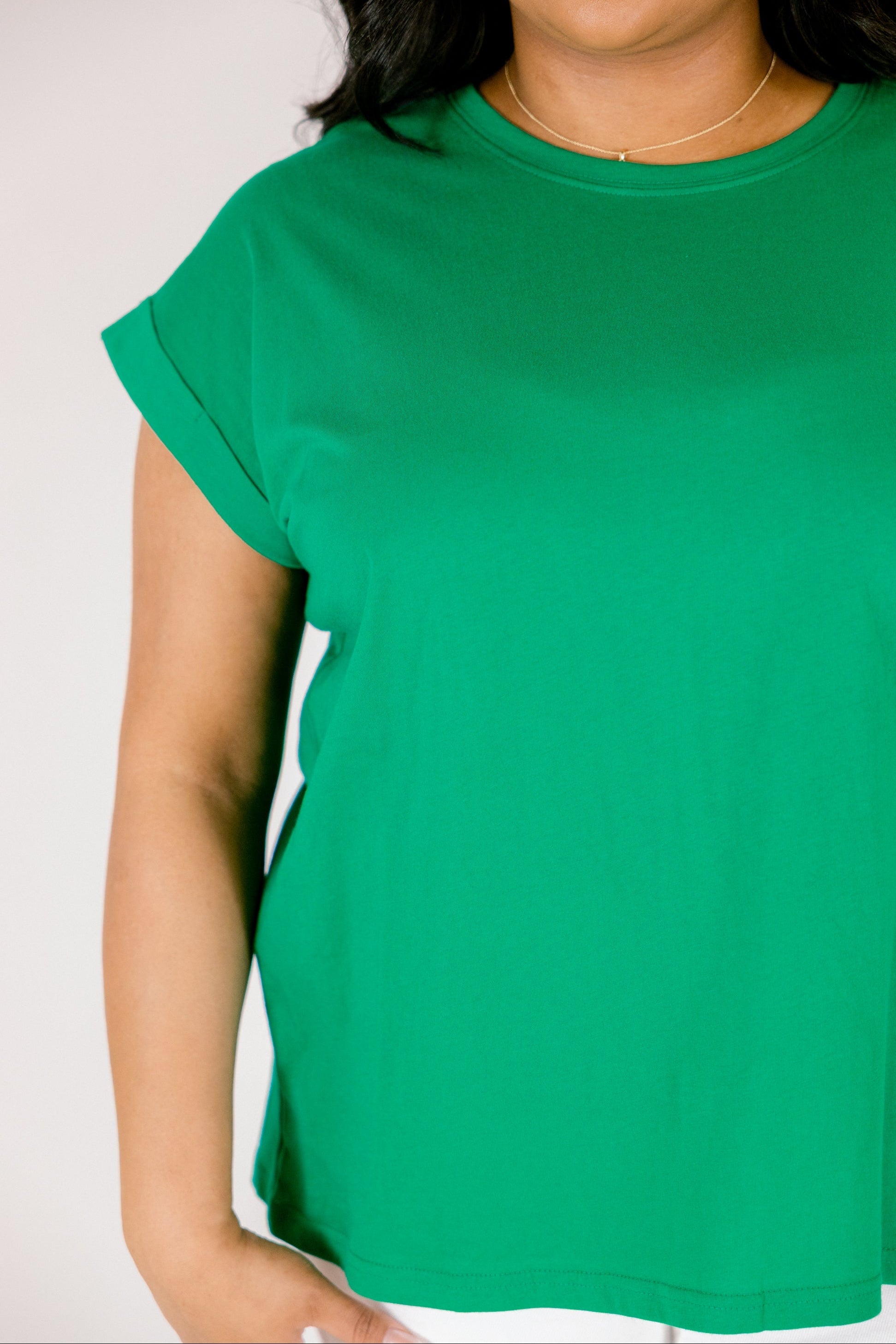 Pretty Please Tee, Kelly Green
