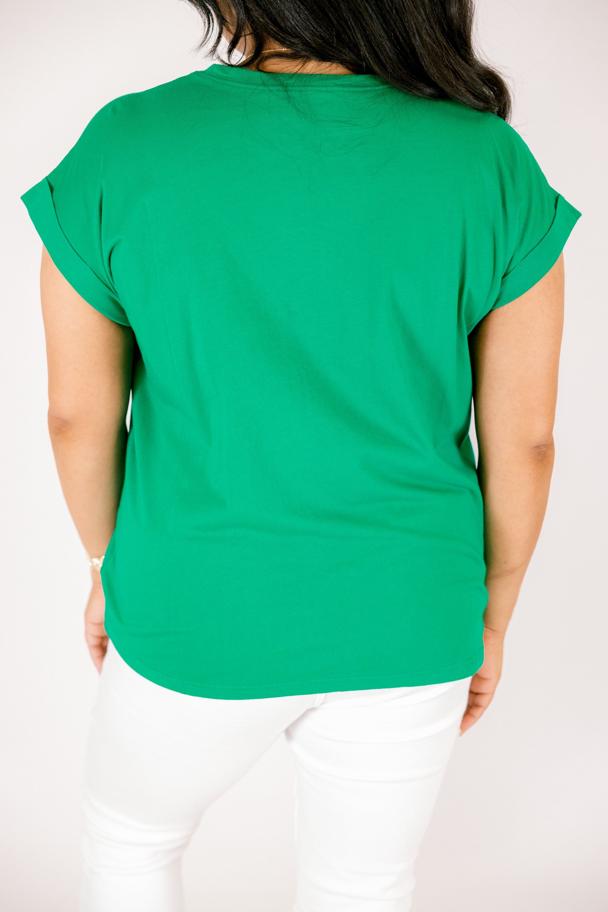 Pretty Please Tee, Kelly Green