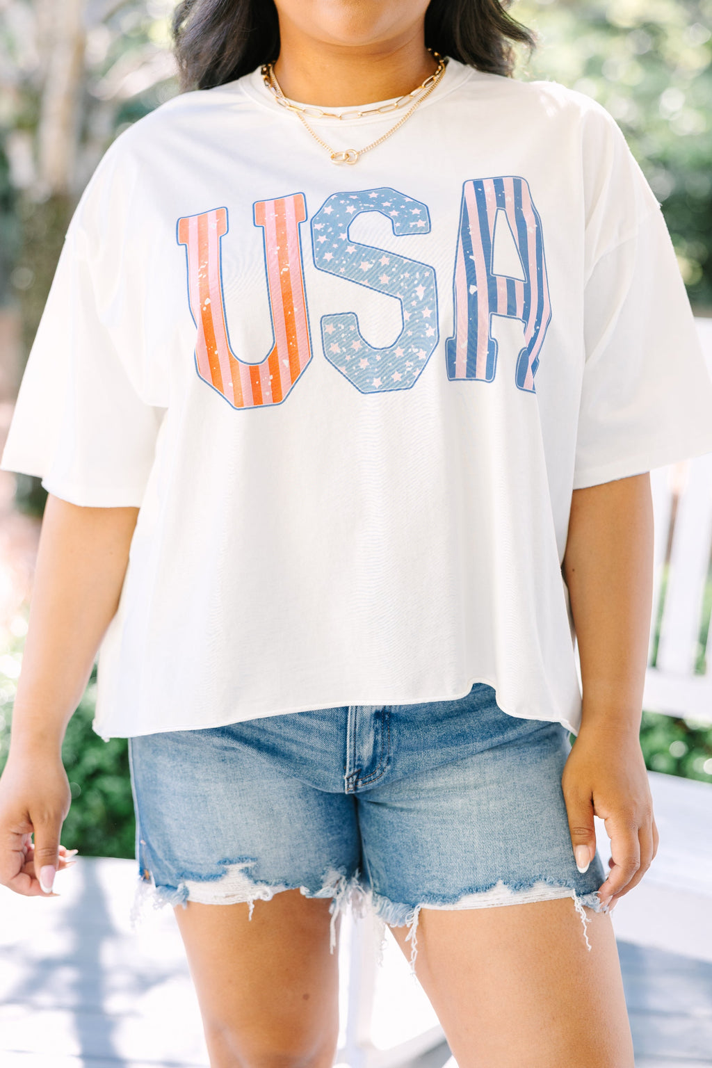Pride Of The Land Vintage Wash Tee, White