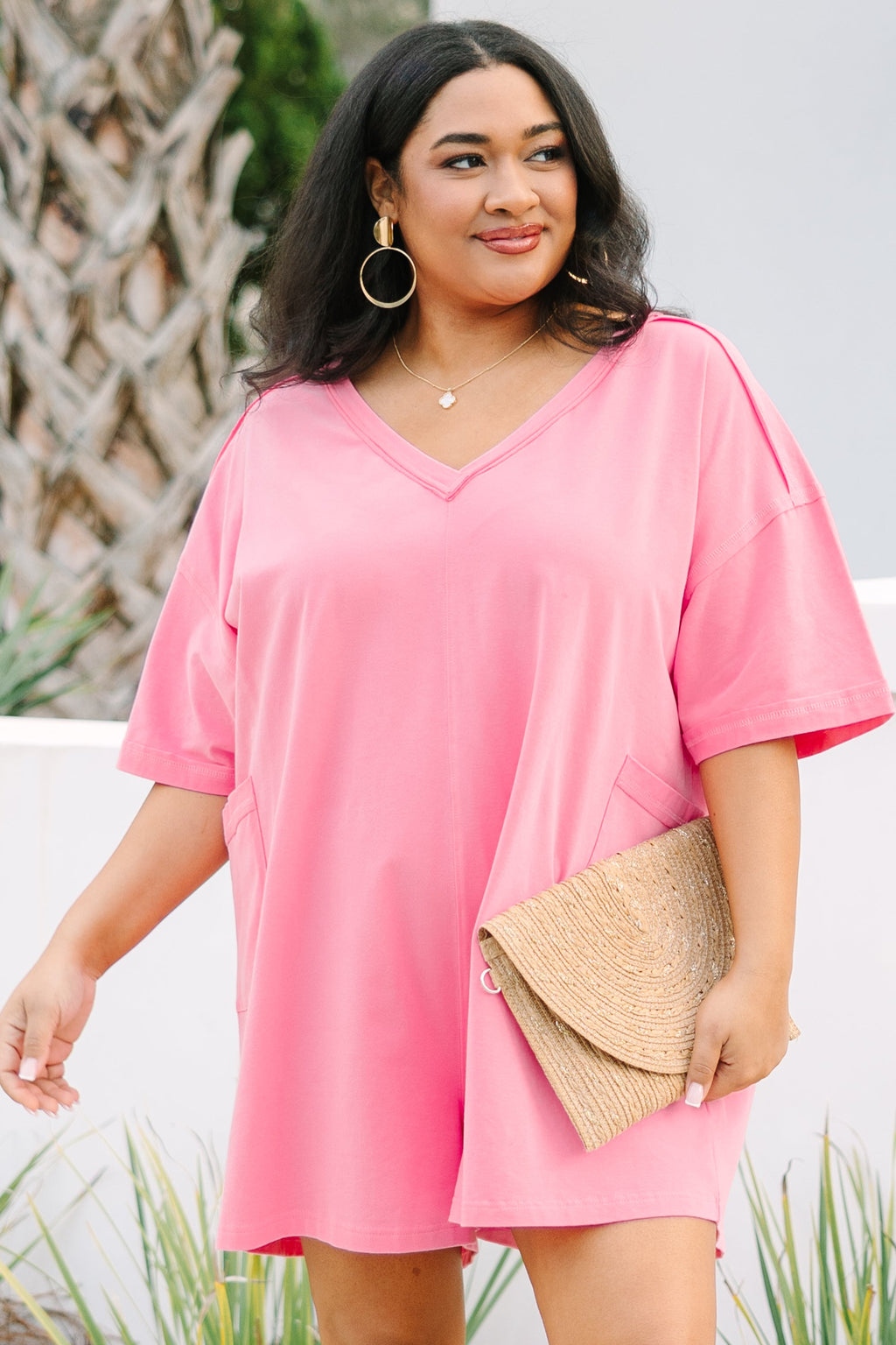 Quick Step Romper, Pink