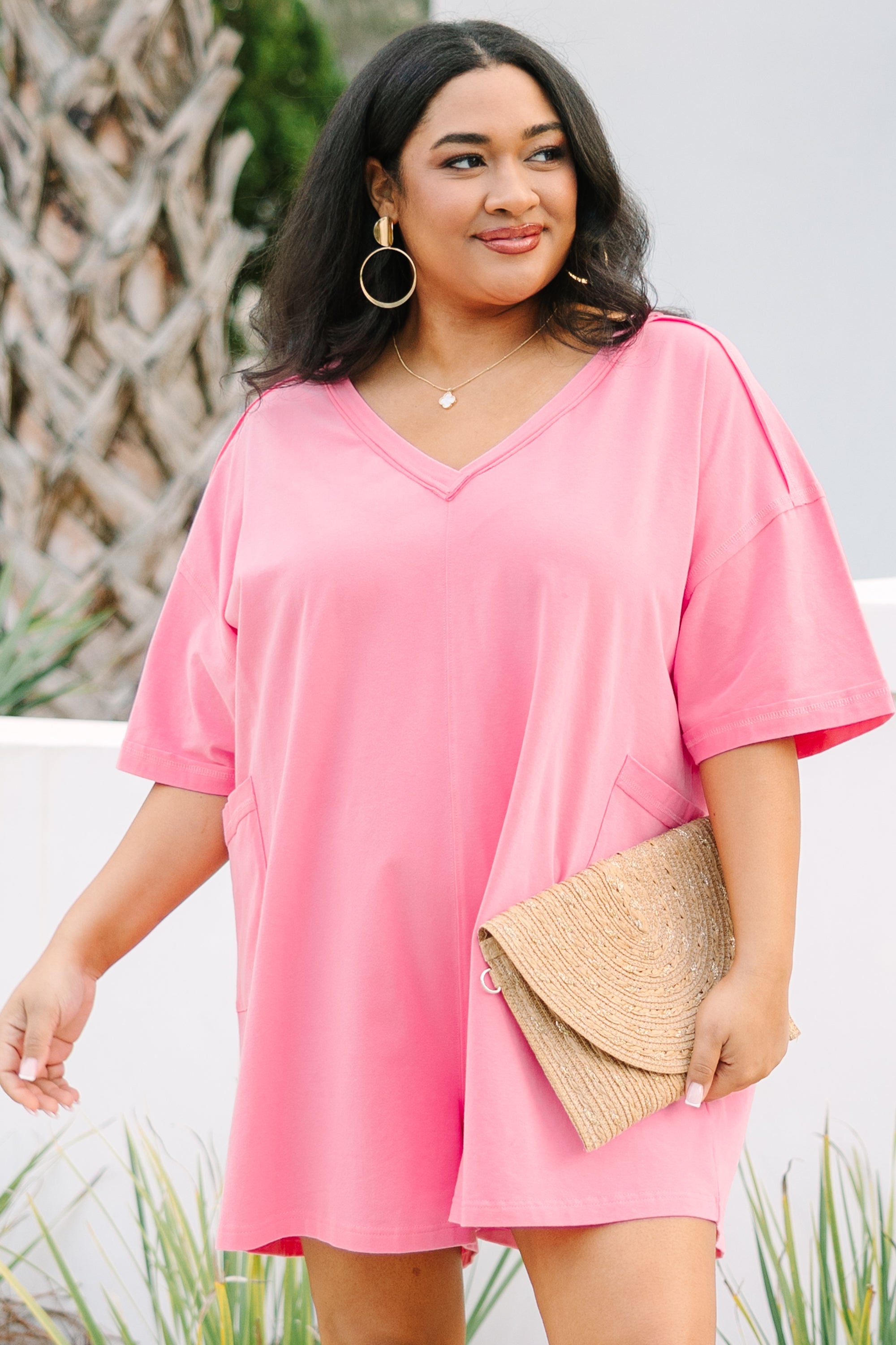Quick Step Romper, Pink