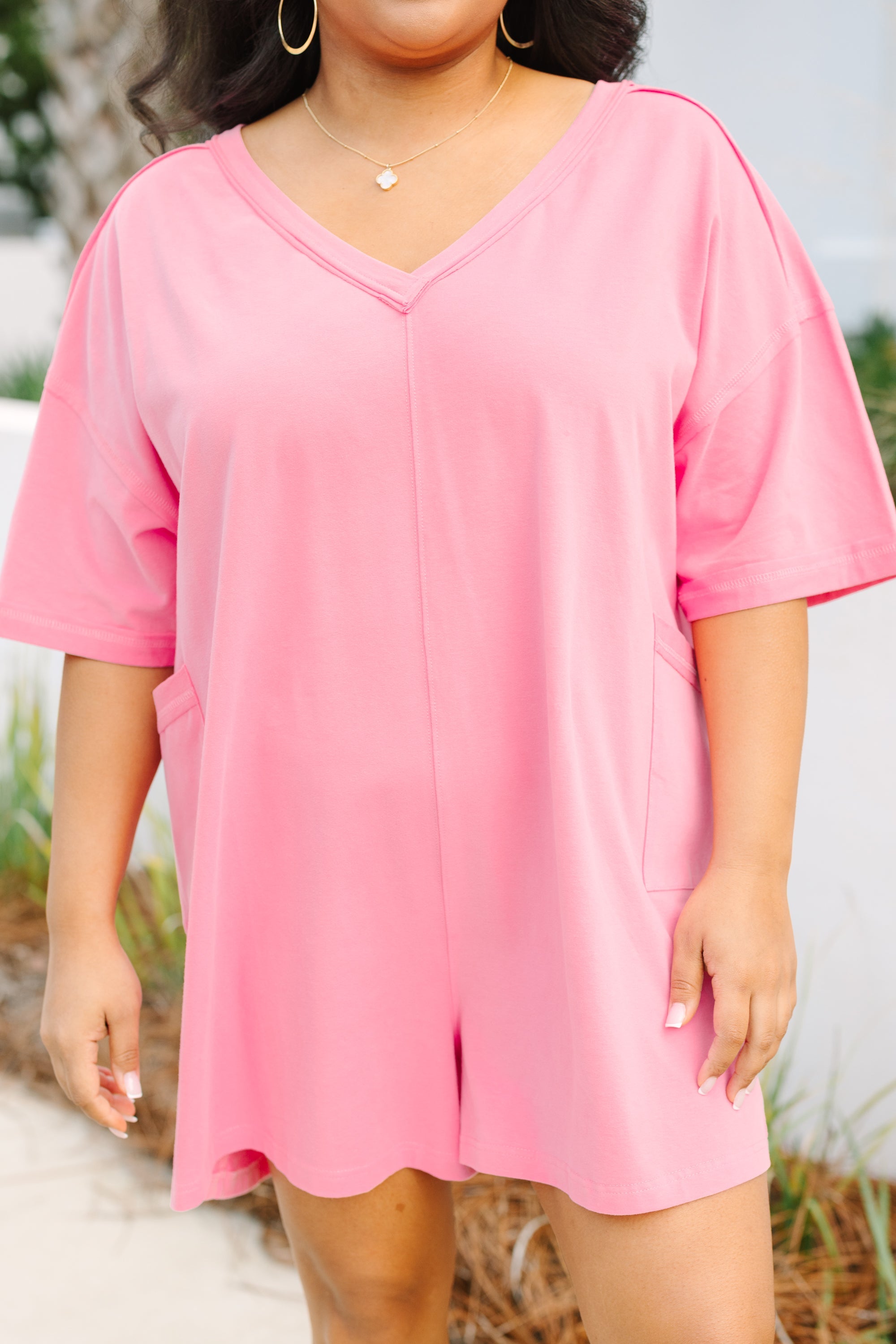 Quick Step Romper, Pink