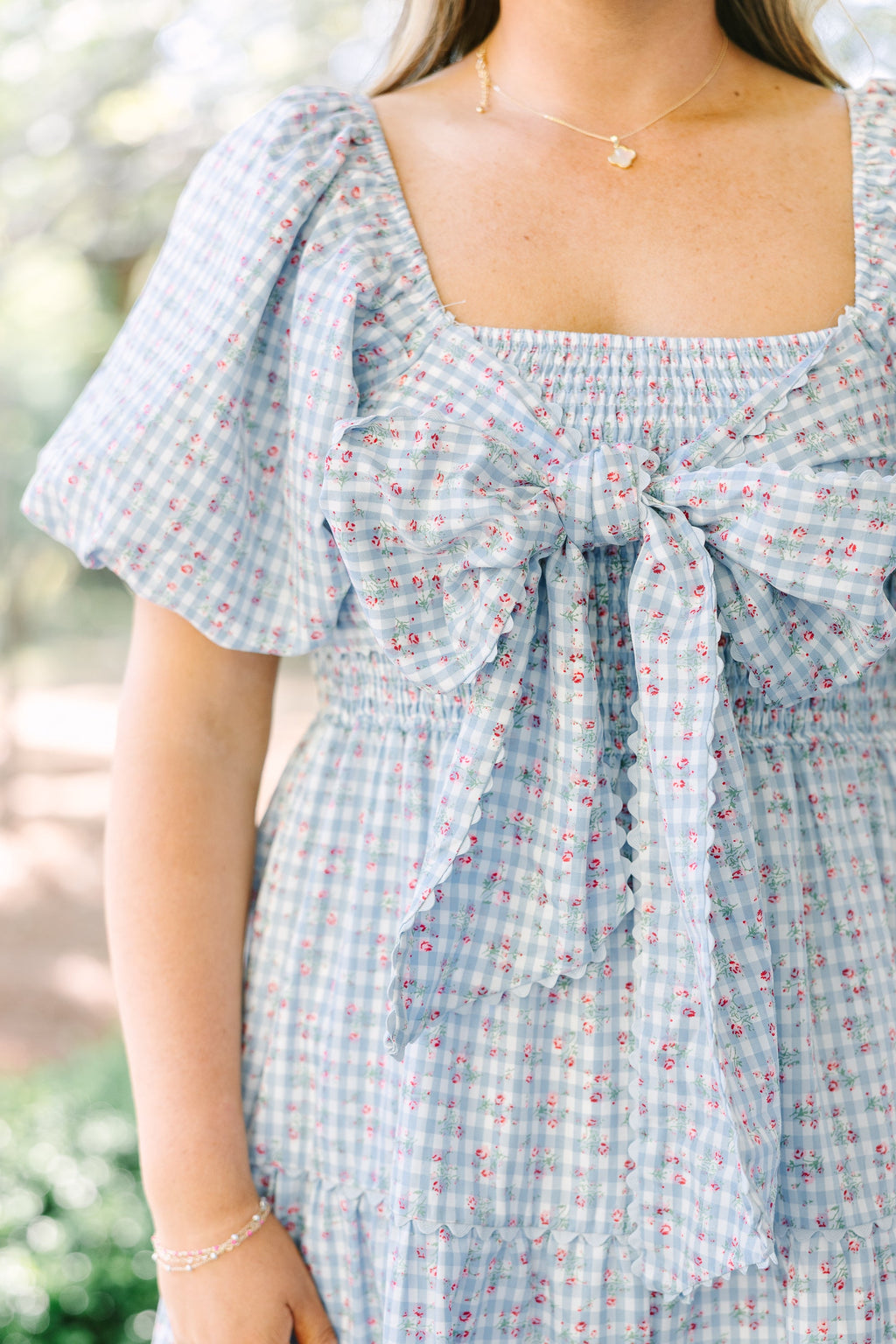 Read Between The Lines Dress, Baby Blue