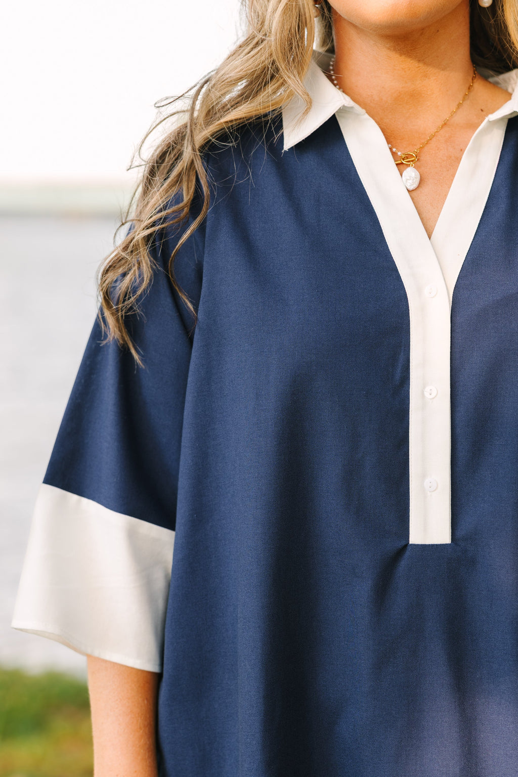 Ready For What's Next Dress, Blue