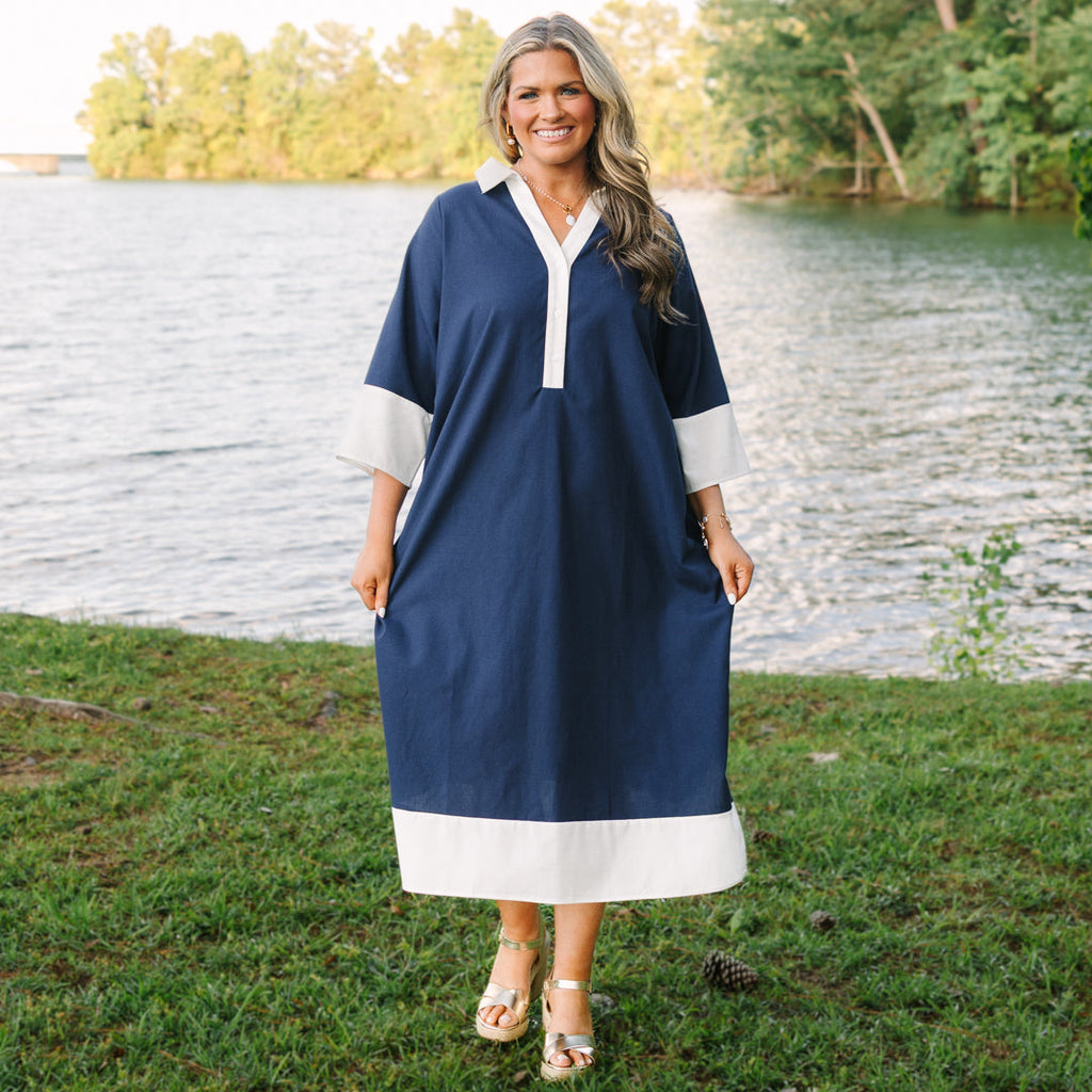 Ready For What's Next Dress, Blue
