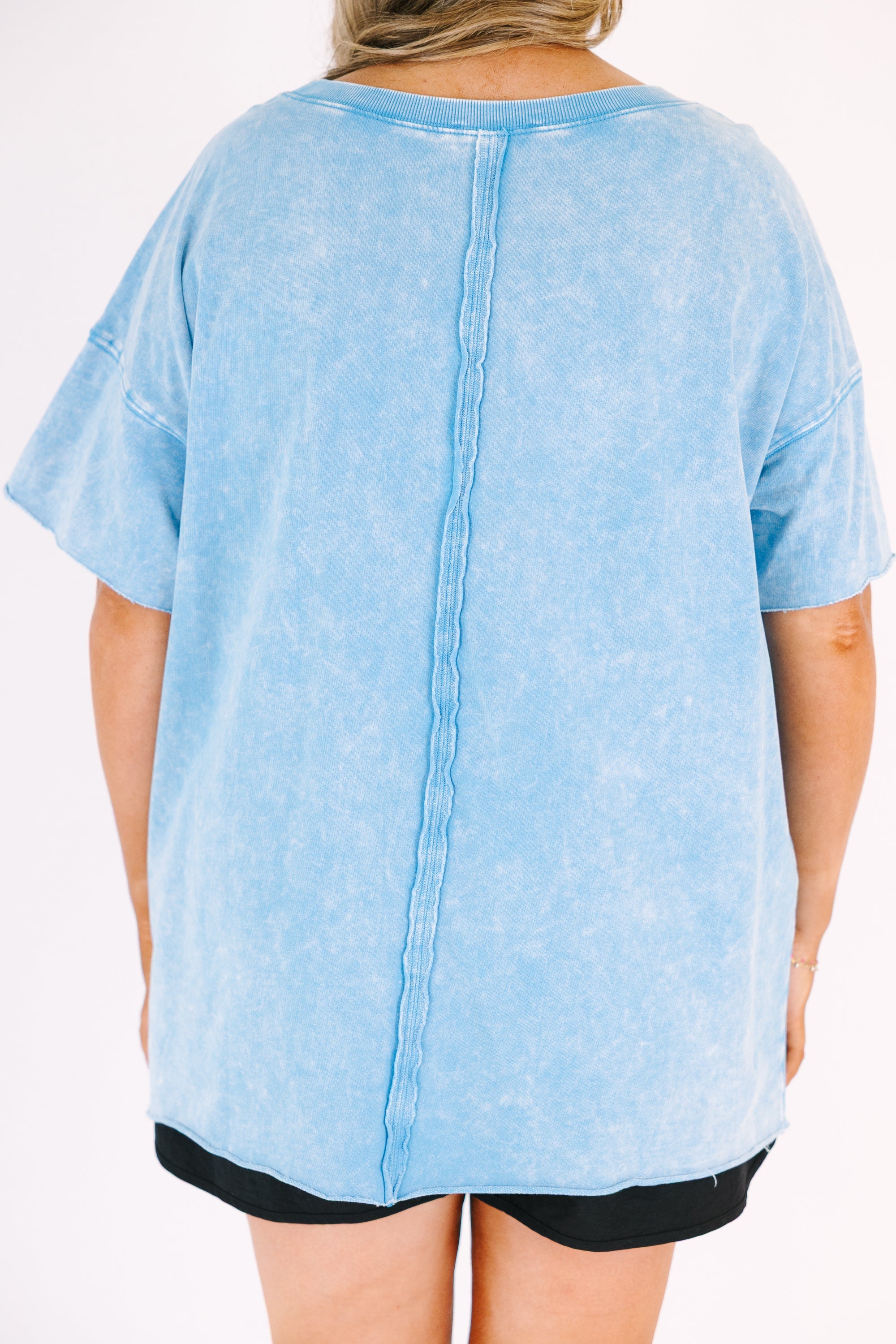 Relax and Repeat Tee, Deep Sky