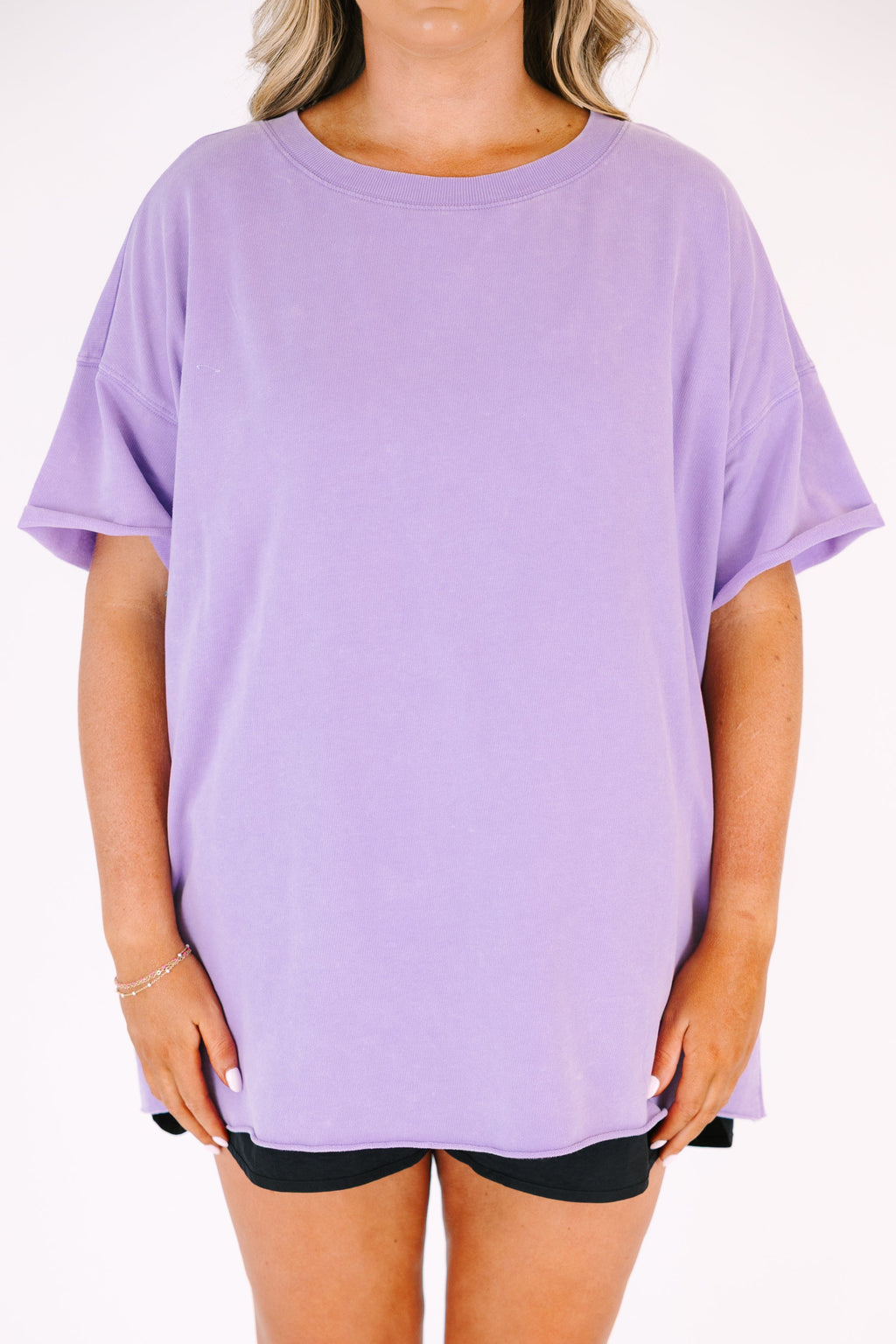 Relax and Repeat Tee, Lavender