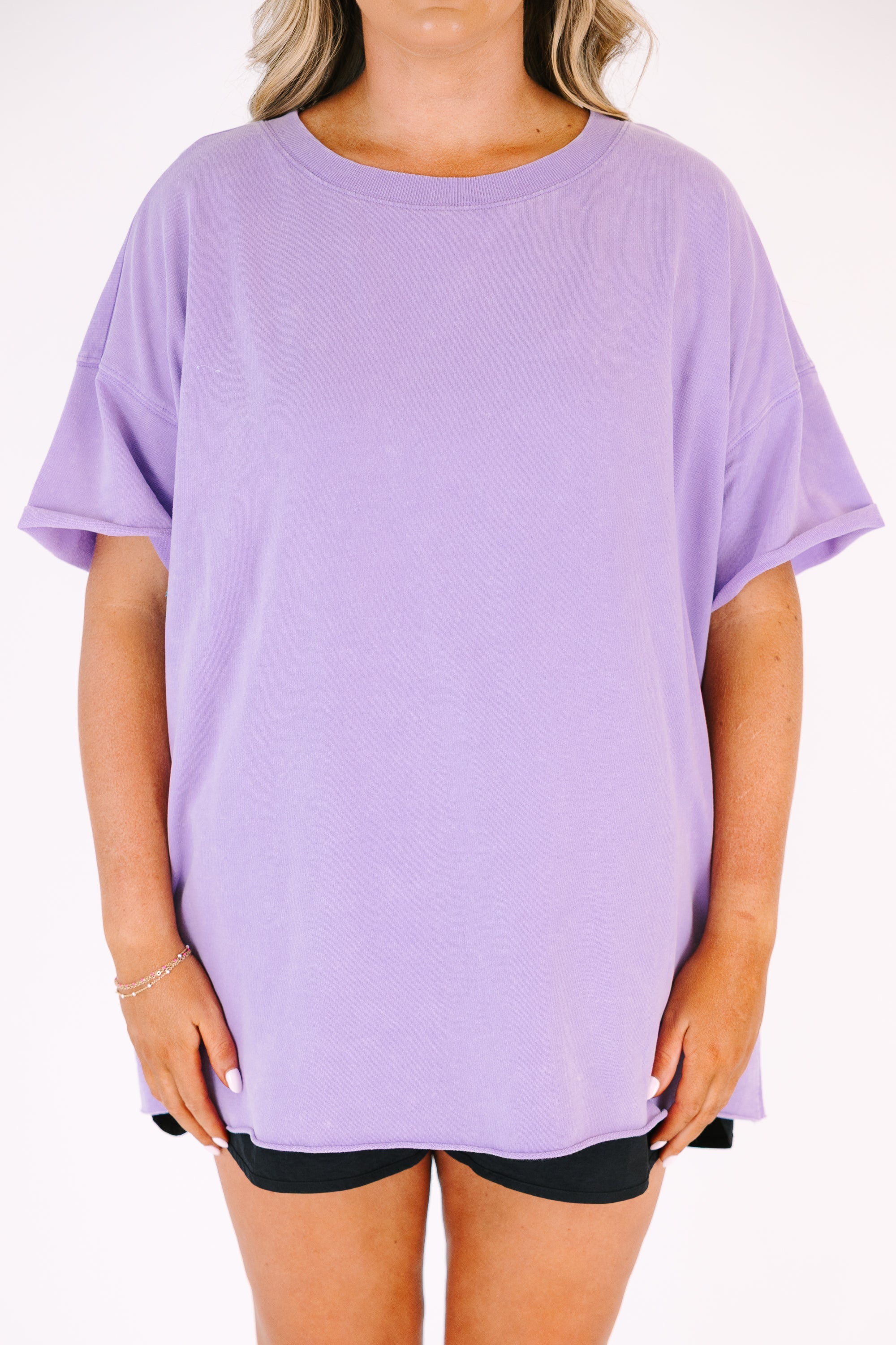 Relax and Repeat Tee, Lavender