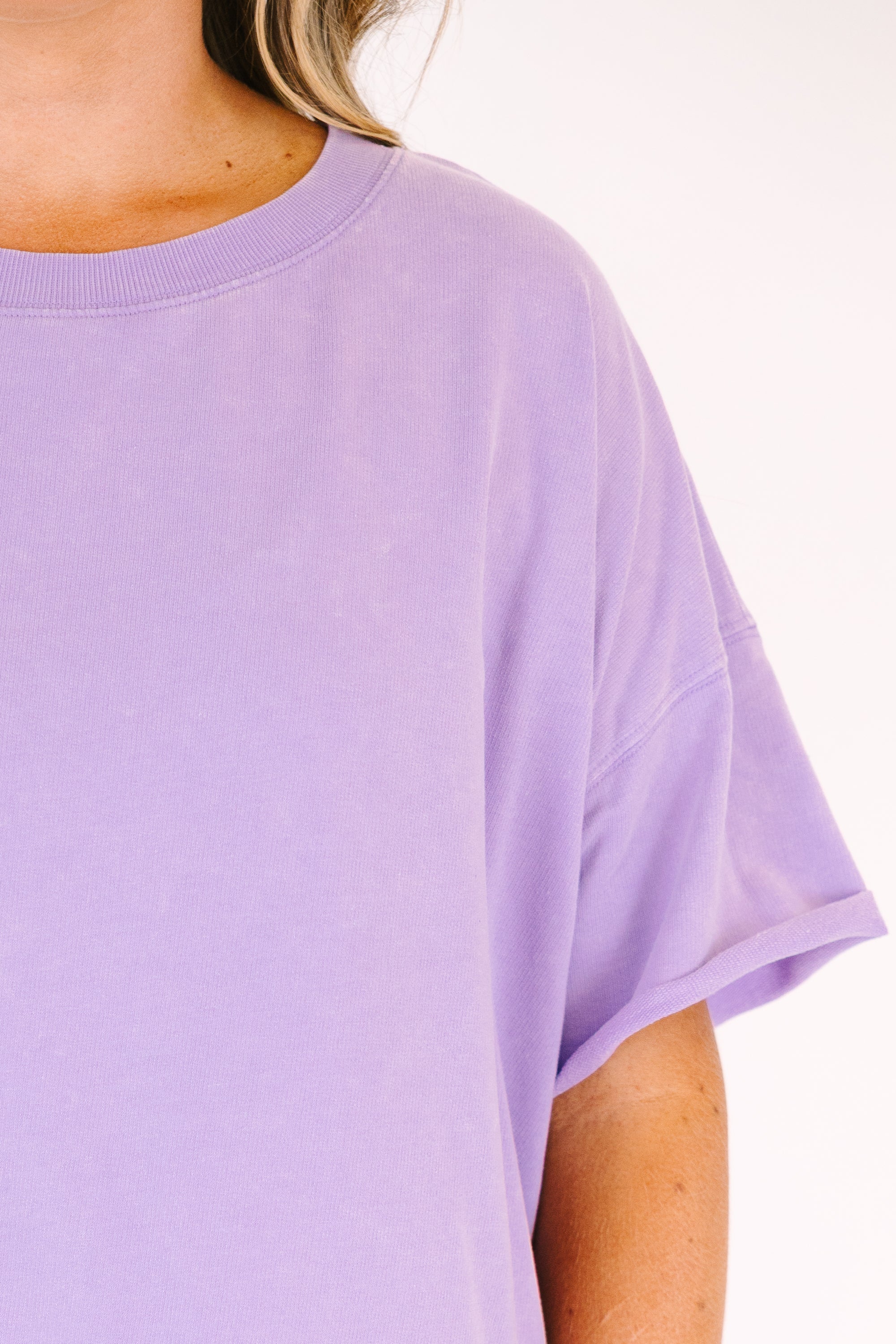 Relax and Repeat Tee, Lavender