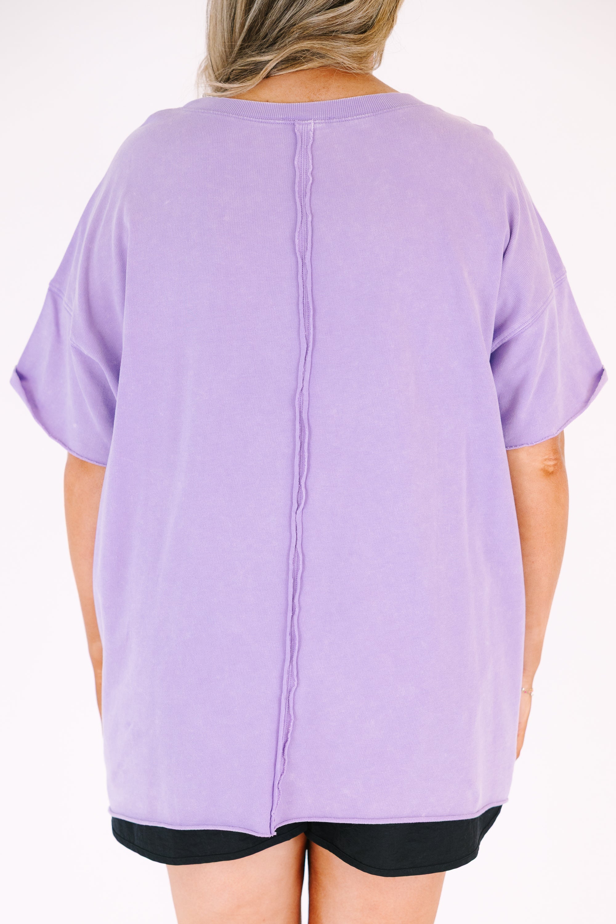 Relax and Repeat Tee, Lavender