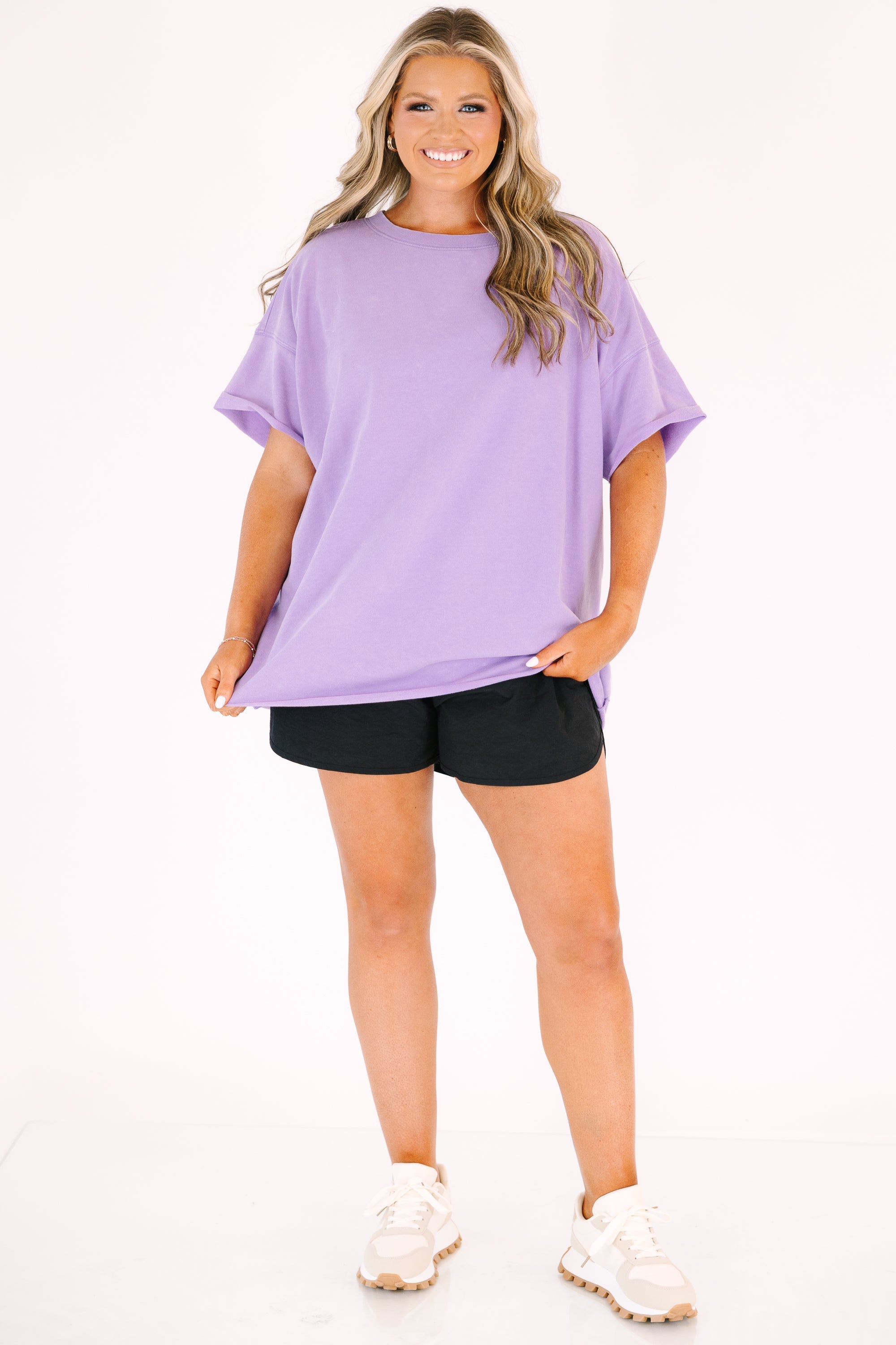 Relax and Repeat Tee, Lavender