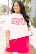 Retro Summer Vintage Wash Tee, White