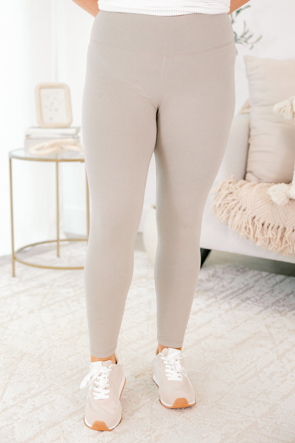 Rise To The Occasion Leggings, Stone Taupe