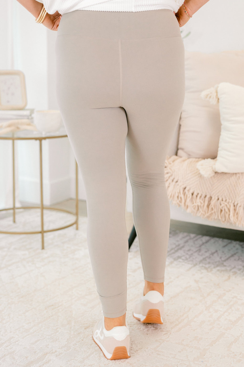 Rise To The Occasion Leggings, Stone Taupe