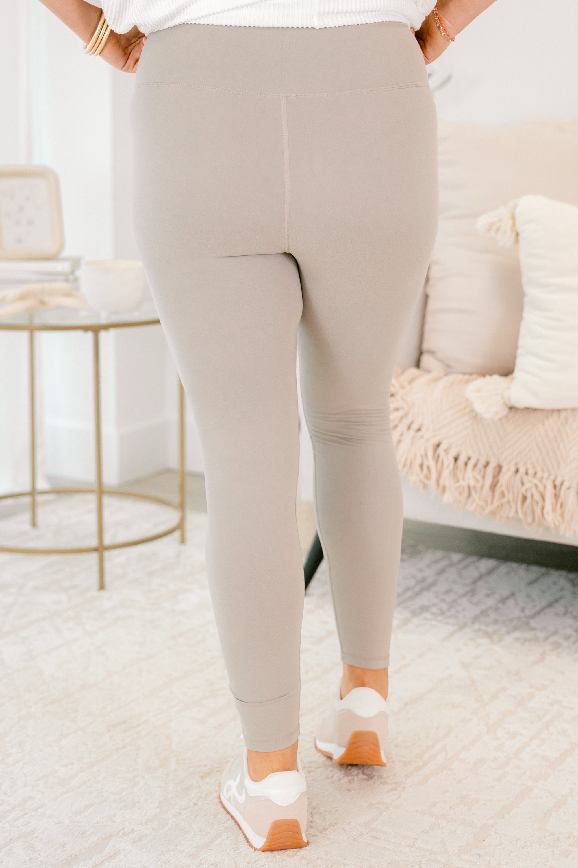 Rise To The Occasion Leggings, Stone Taupe