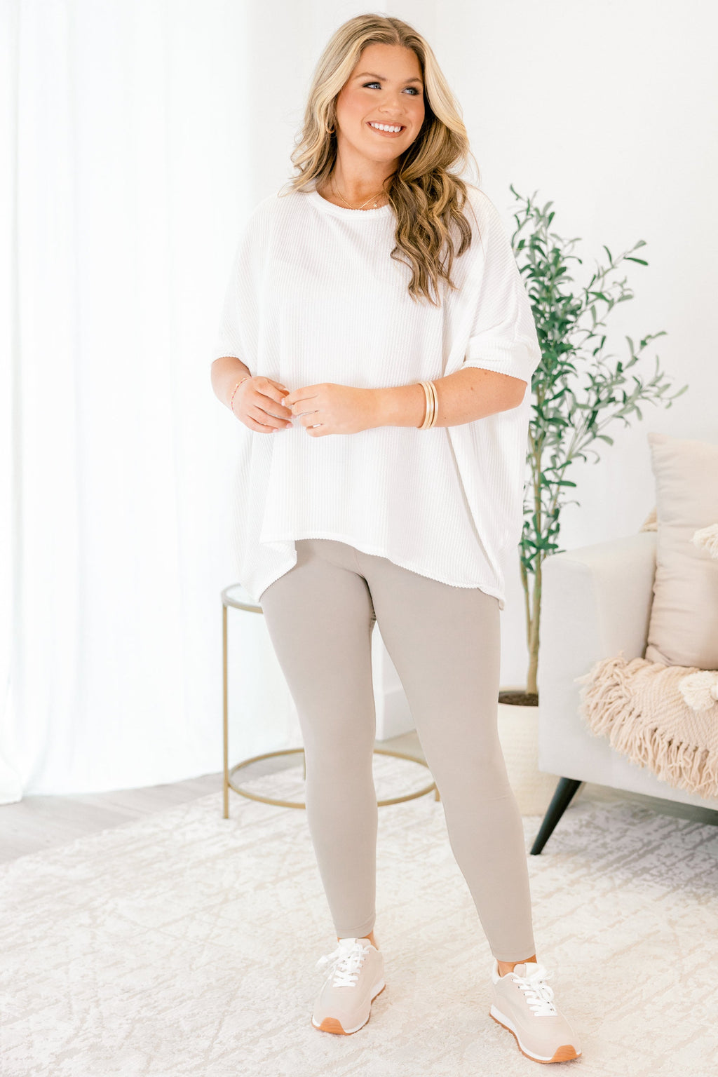 Rise To The Occasion Leggings, Stone Taupe