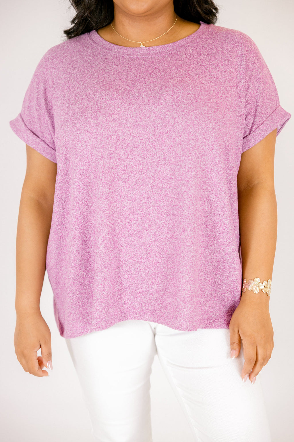 Roaming Around Tee, Light Plum