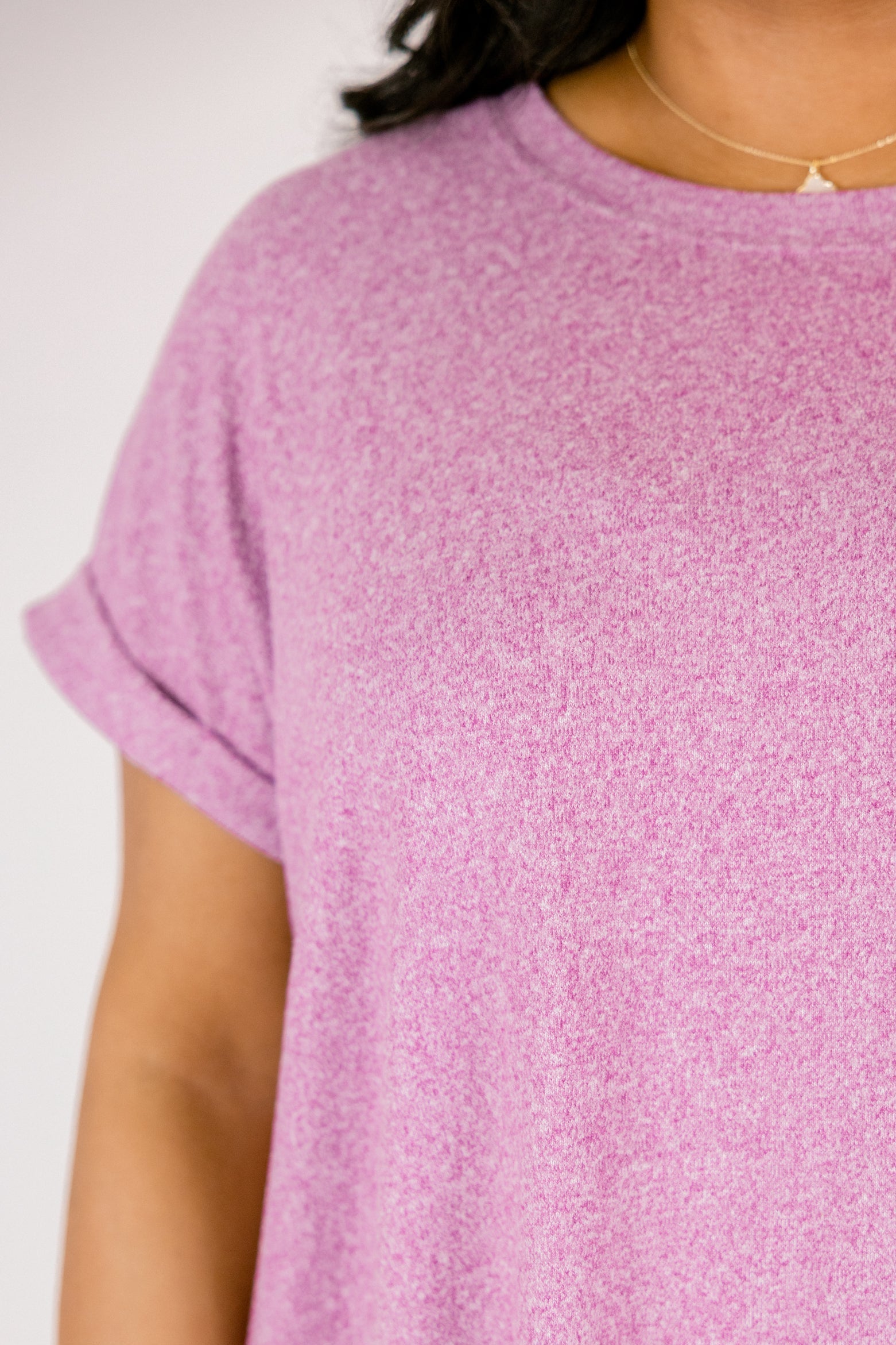 Roaming Around Tee, Light Plum