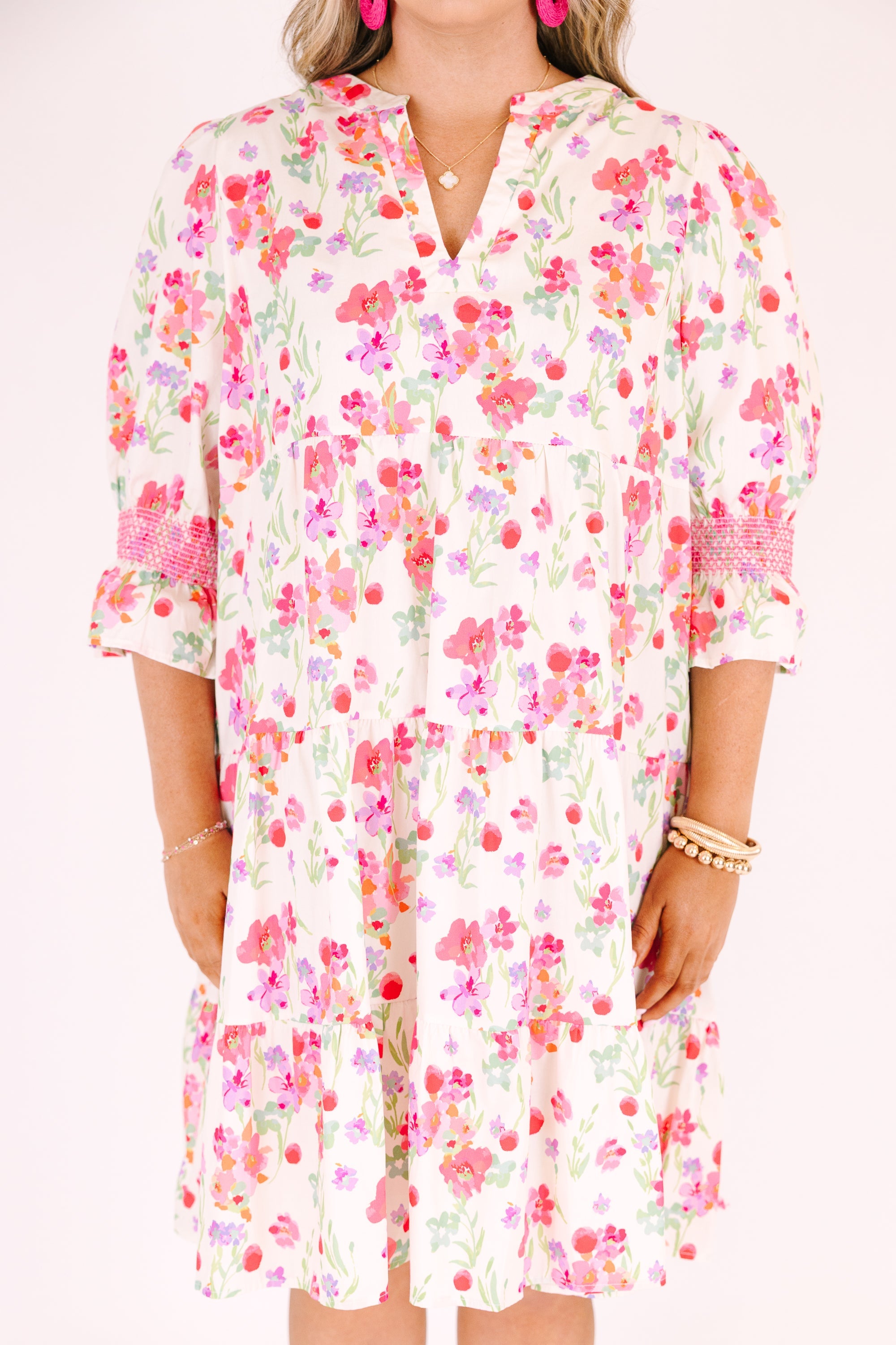 Sands Of Life Dress, Fuchsia