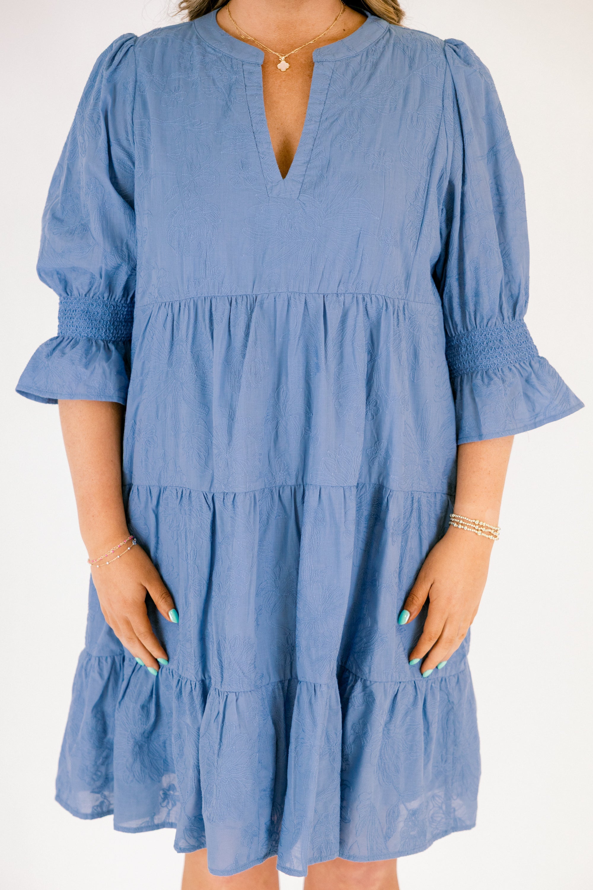 Sands Of Life Dress, Cerulean