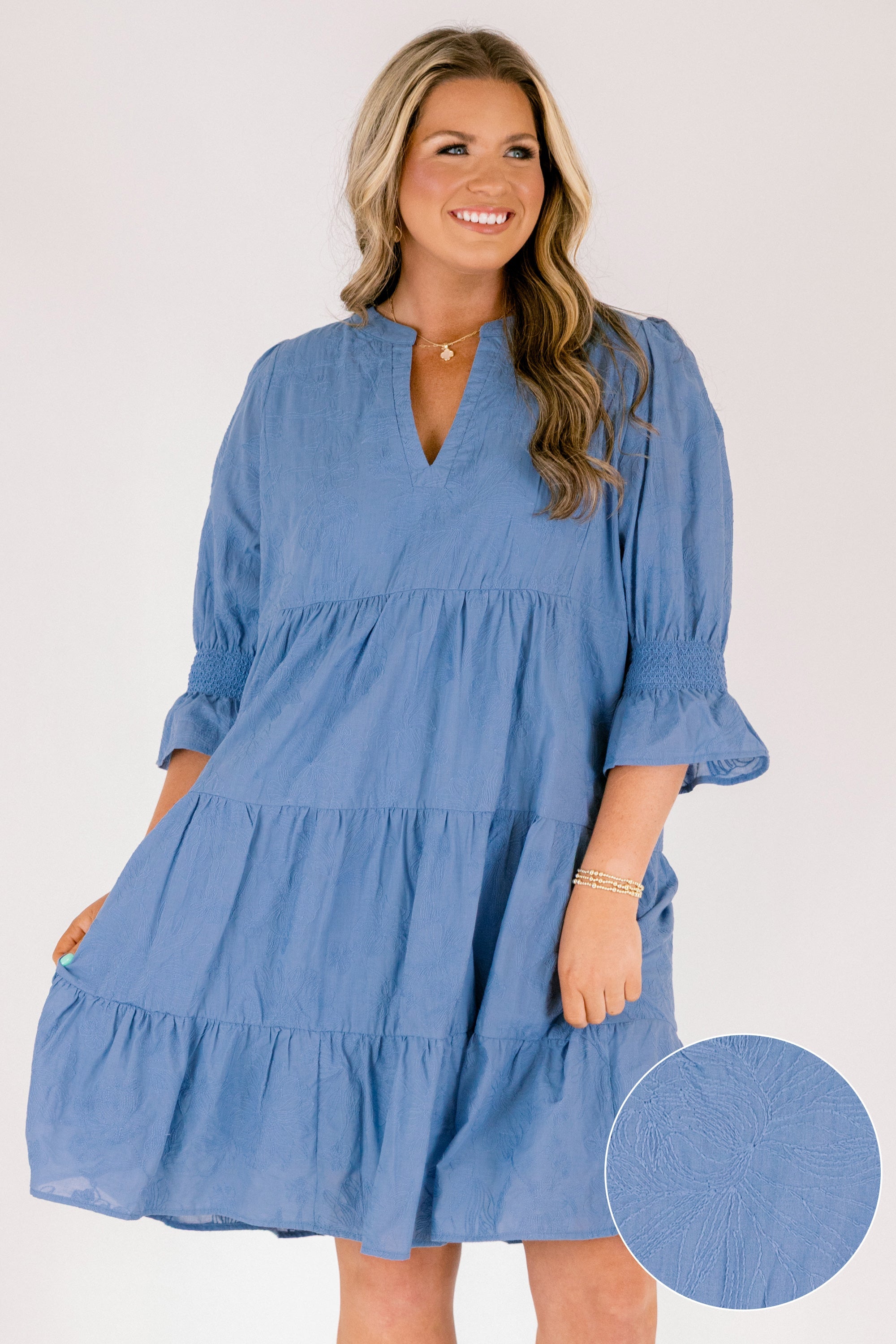 Sands Of Life Dress, Cerulean