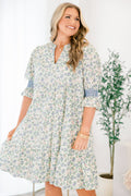 Sands Of Life Dress, Cream Taupe