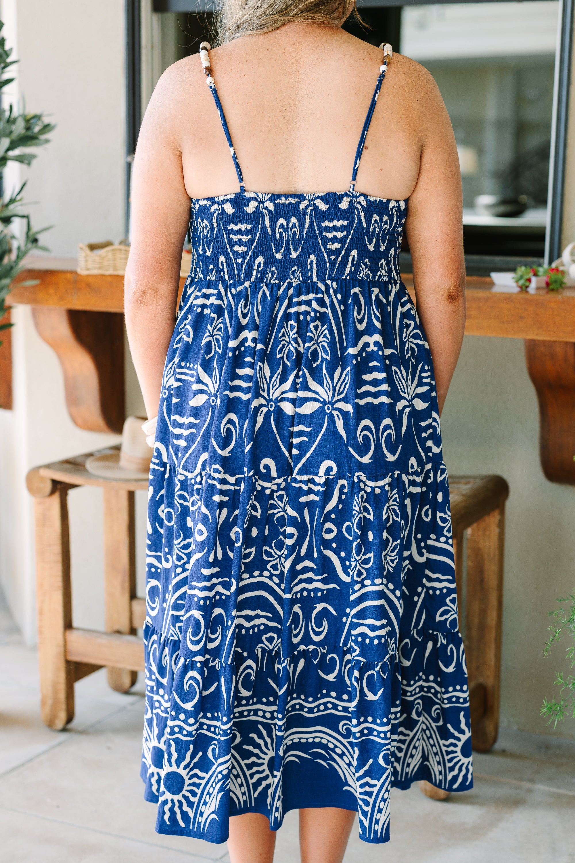 Send Me A Postcard Dress, Cobalt