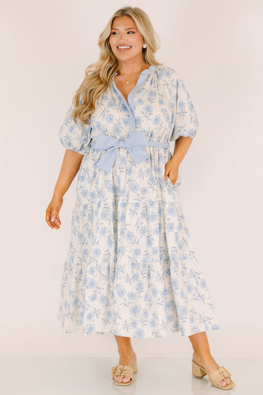 Shades Of The Shore Dress, Baby Blue