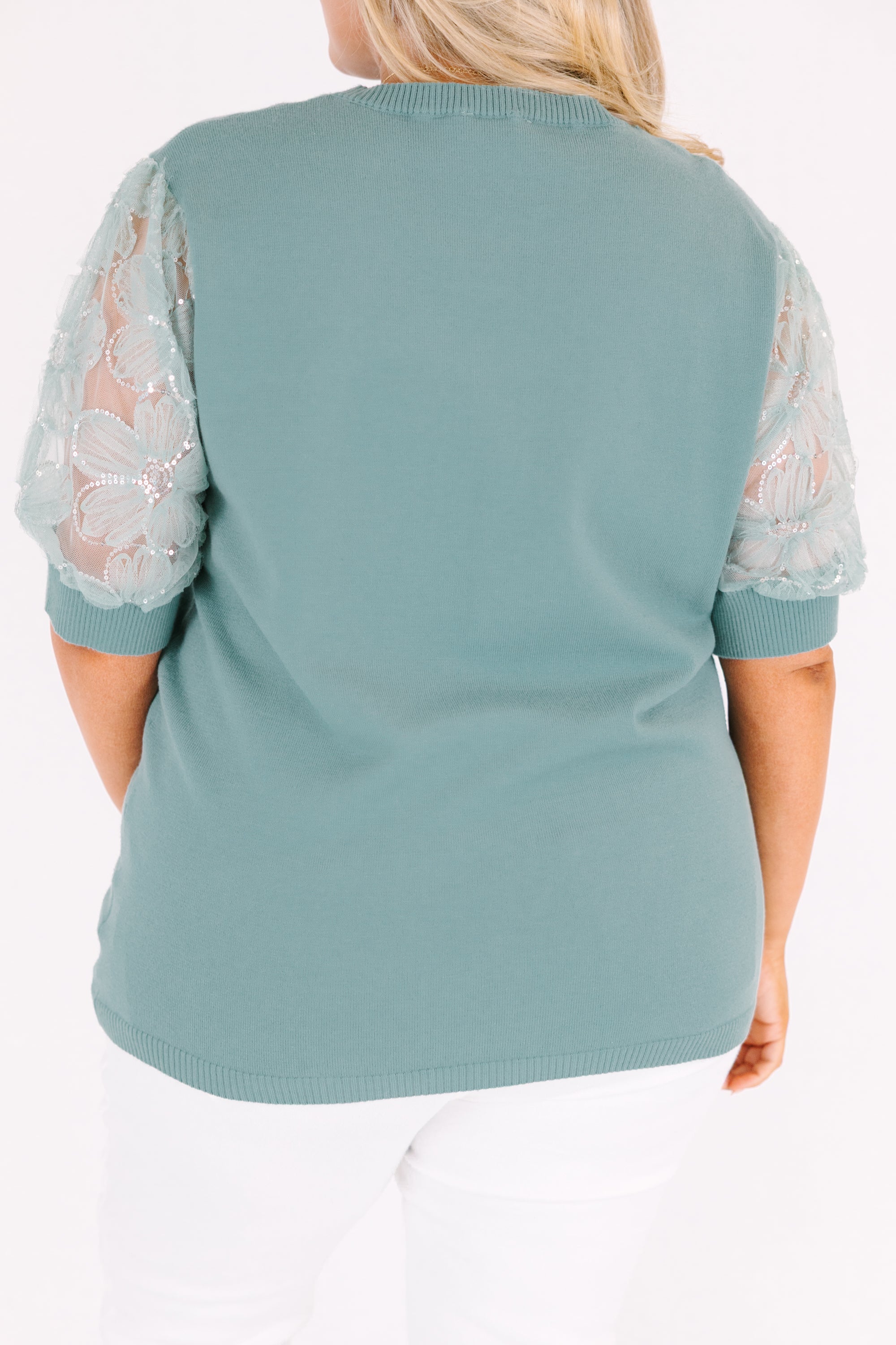 Shine Bright Darling Top, Sage