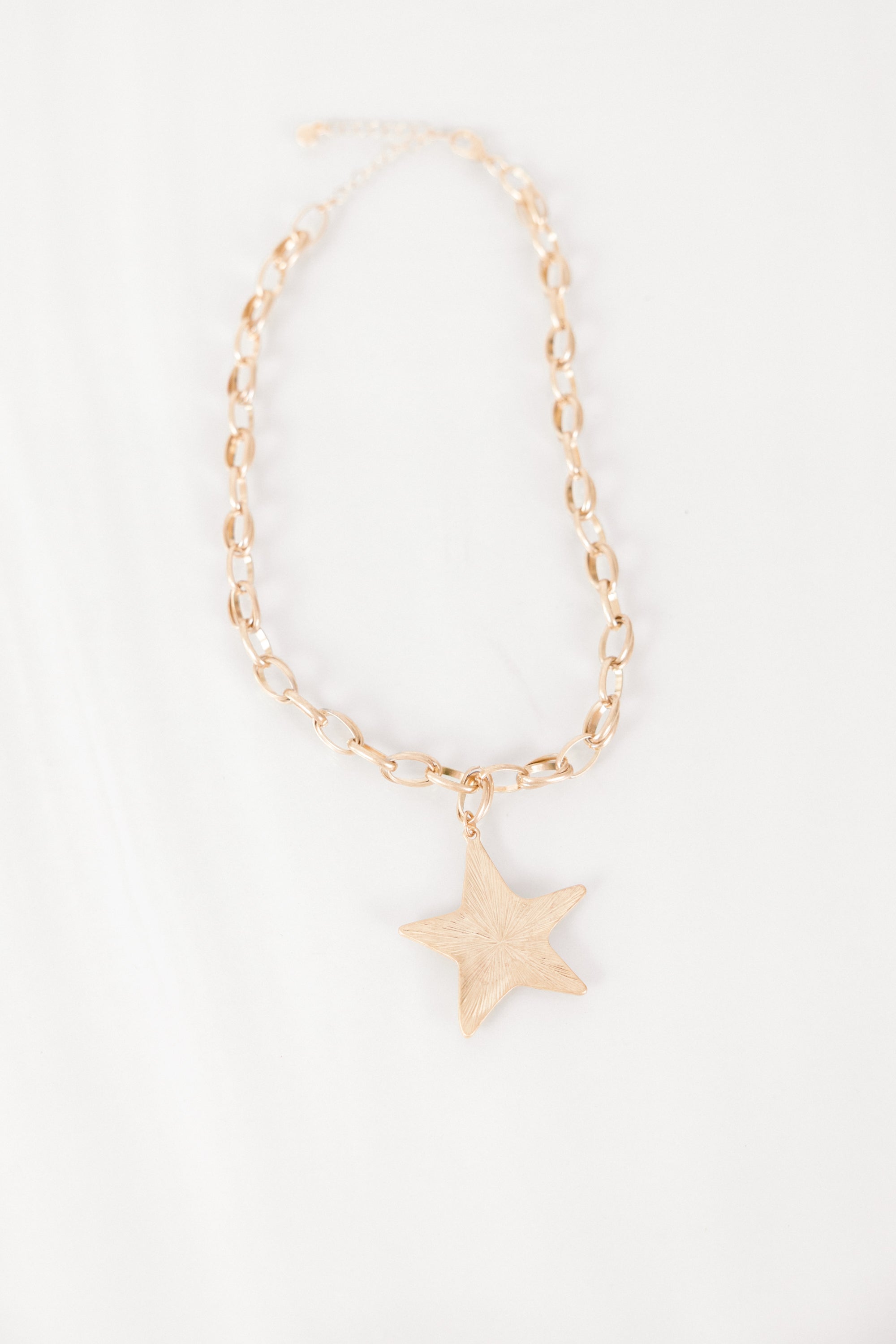 Shine Bright Star Necklace, Gold