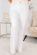 Shine Like The Sun Jeans, White