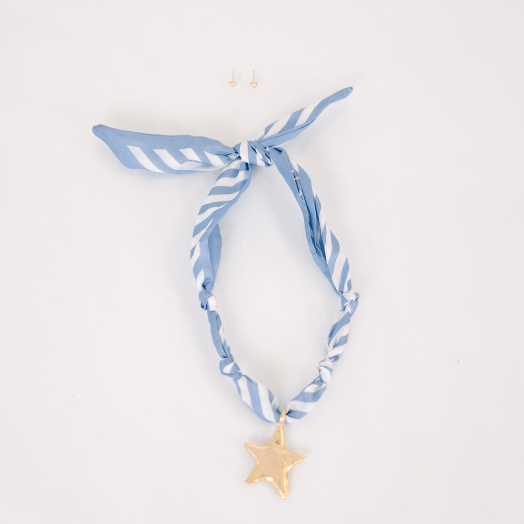 Shine On Me Necklace Set, Blue