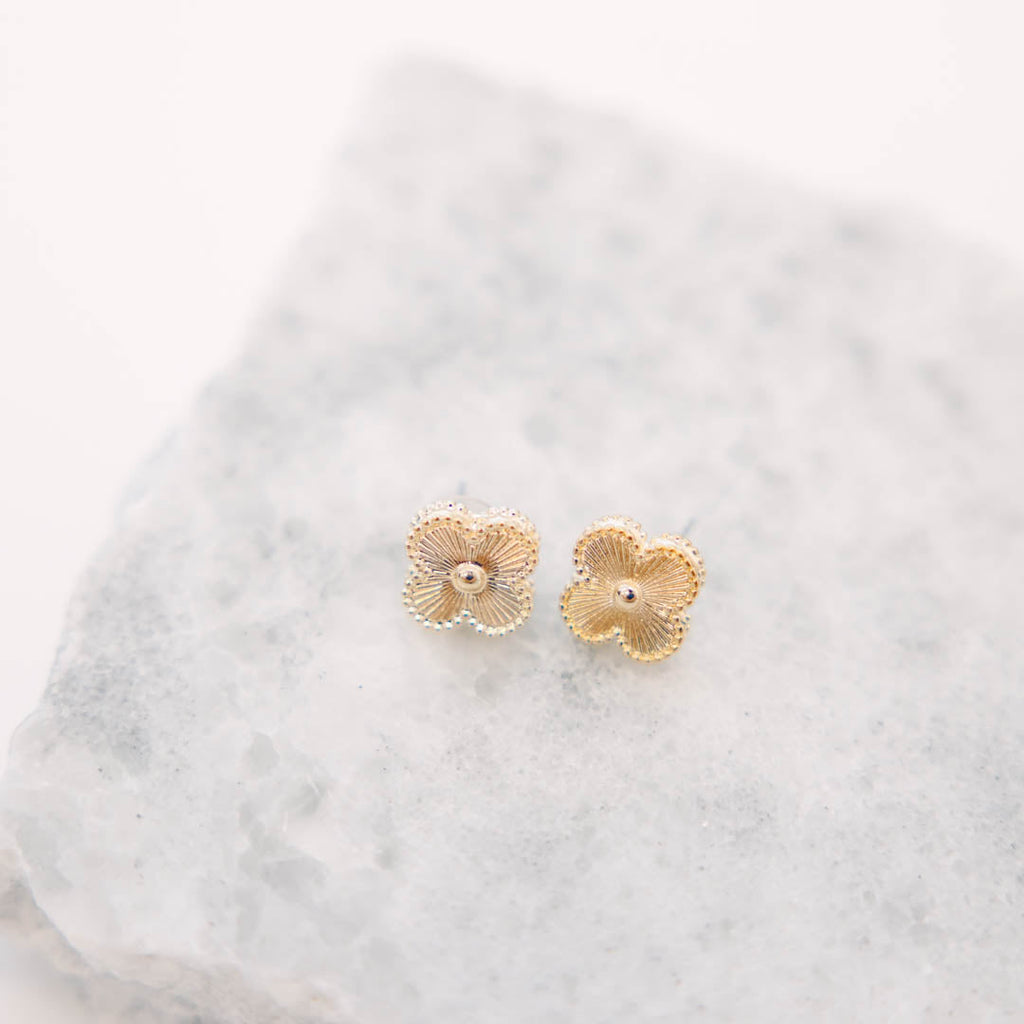 Shine On You Earrings, Gold
