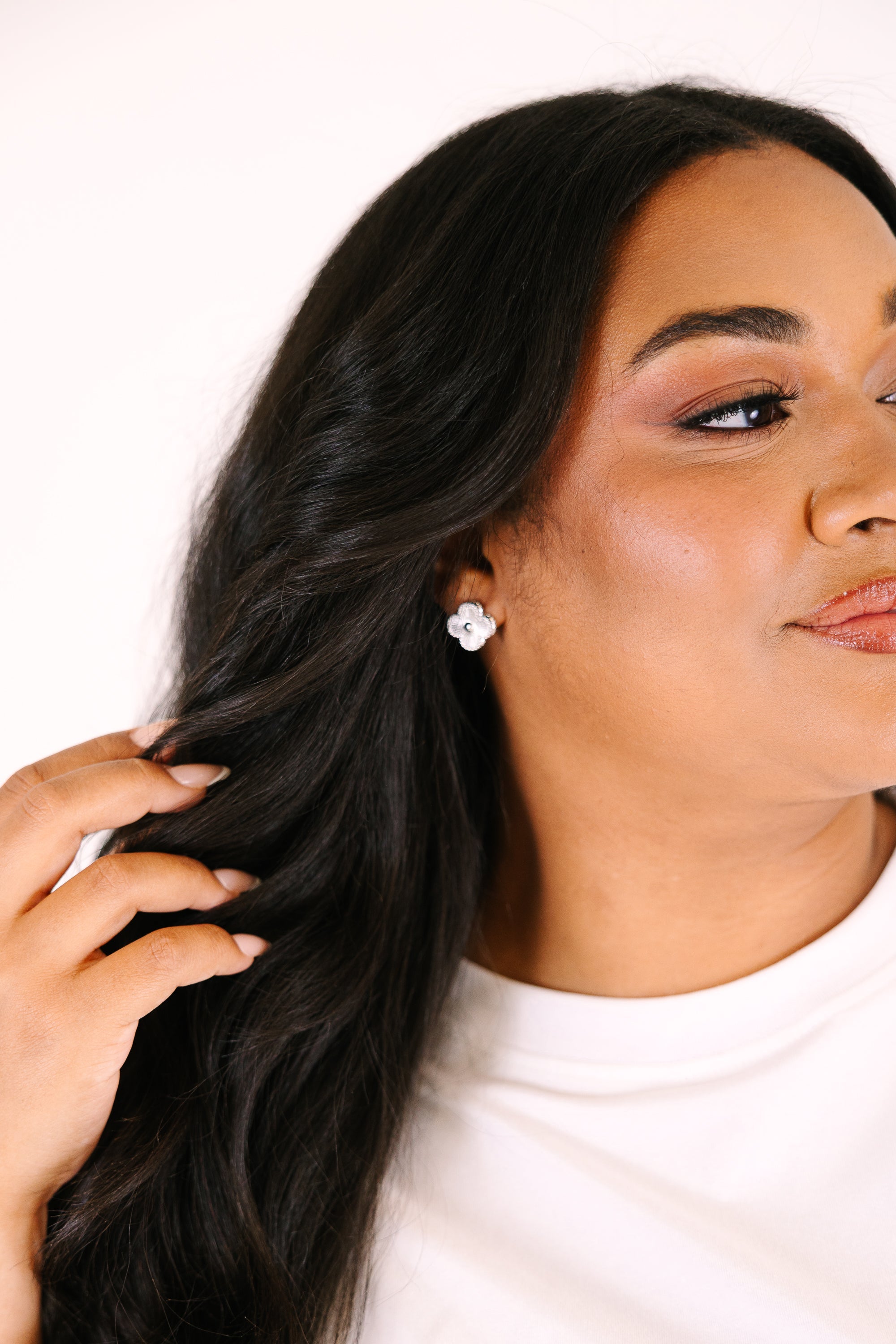 Shine On You Earrings, Silver