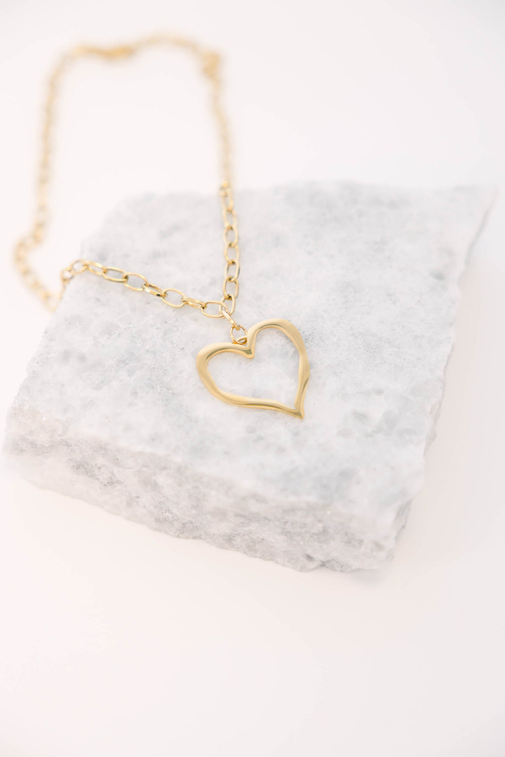 Show Me Love Necklace, Gold