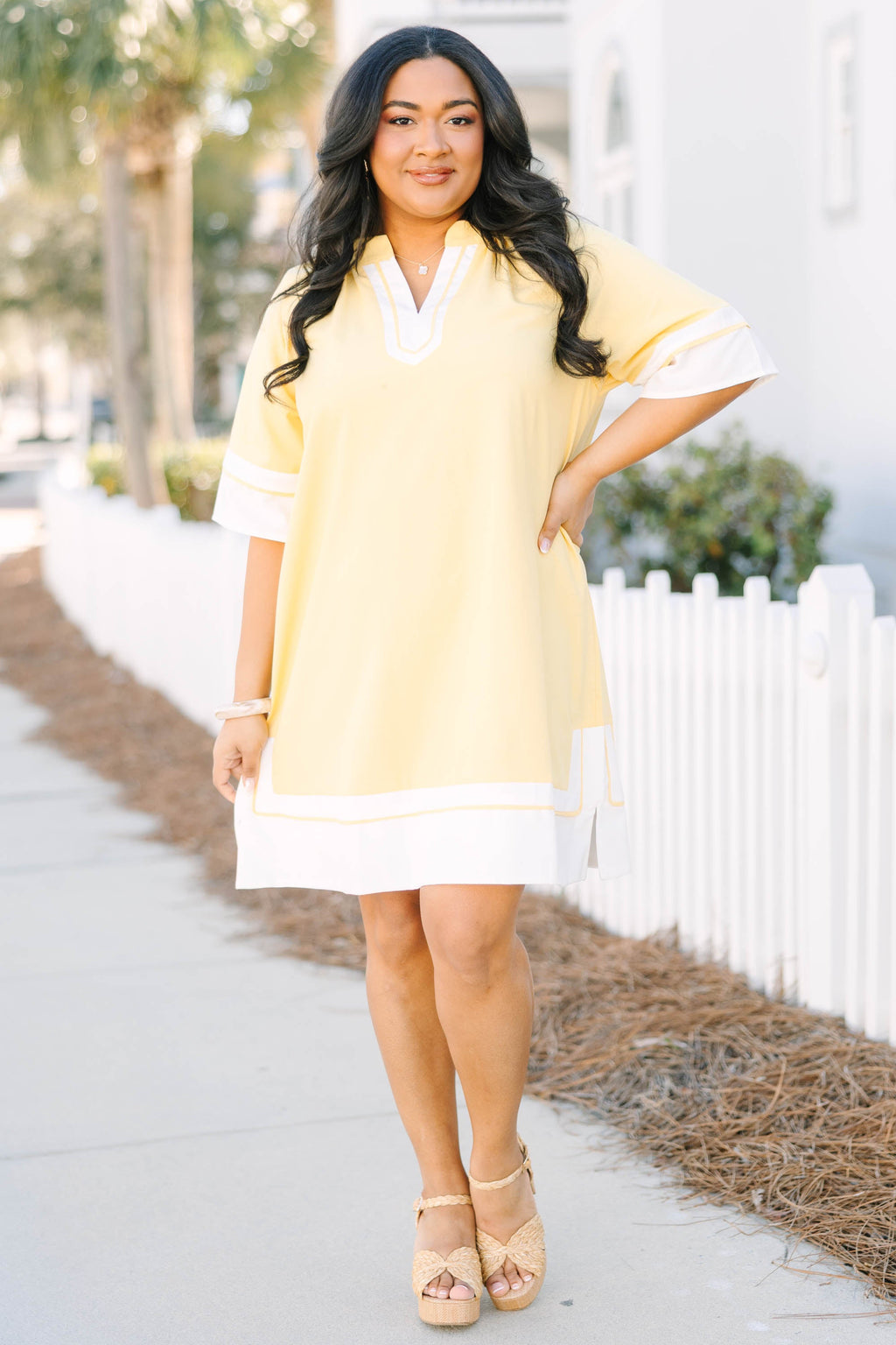 Simple Joys Dress, Yellow