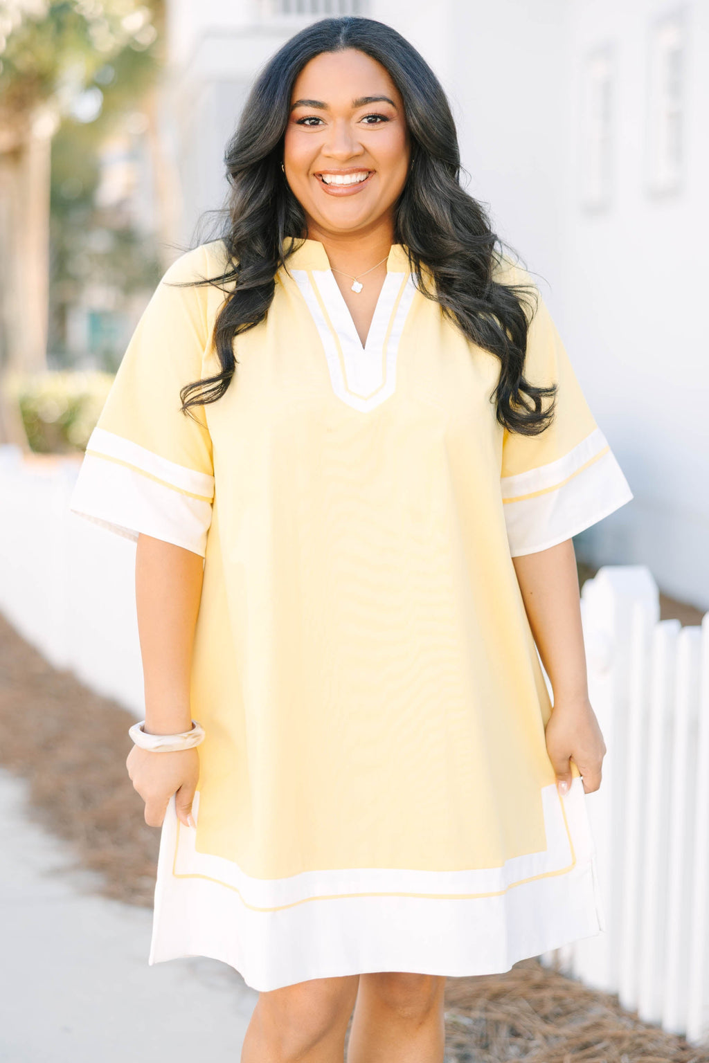 Simple Joys Dress, Yellow