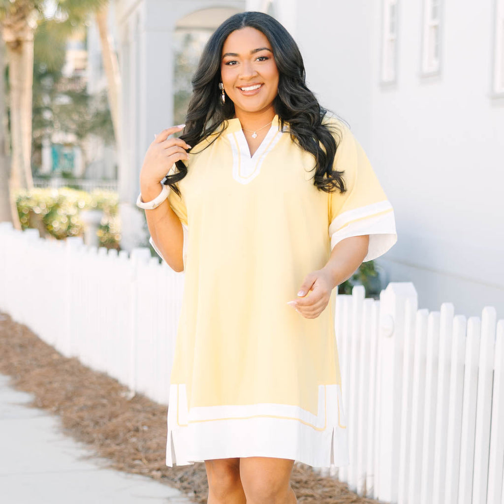 Simple Joys Dress, Yellow