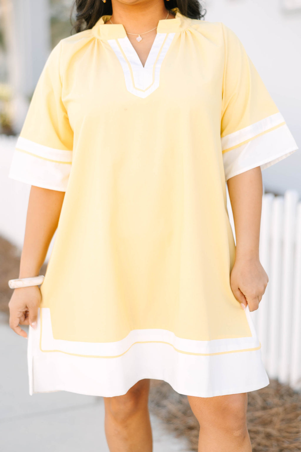 Simple Joys Dress, Yellow