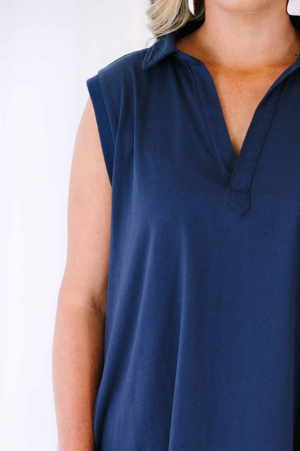 Simplicity Always Works Dress, Navy
