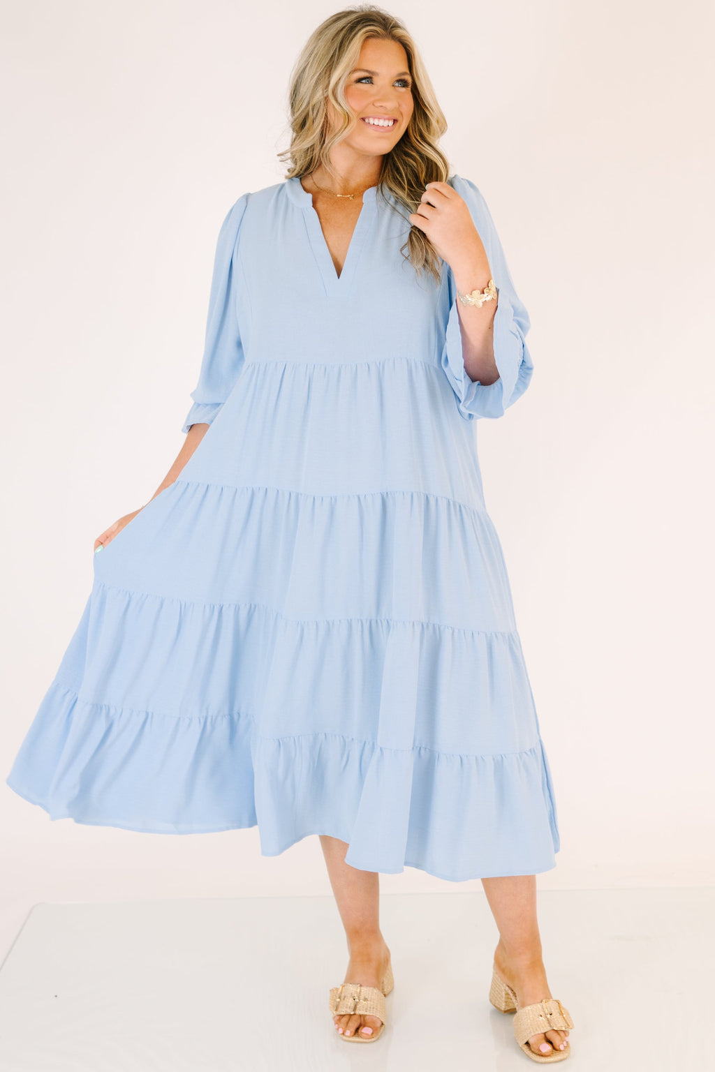 Simply The One Dress, Light Blue