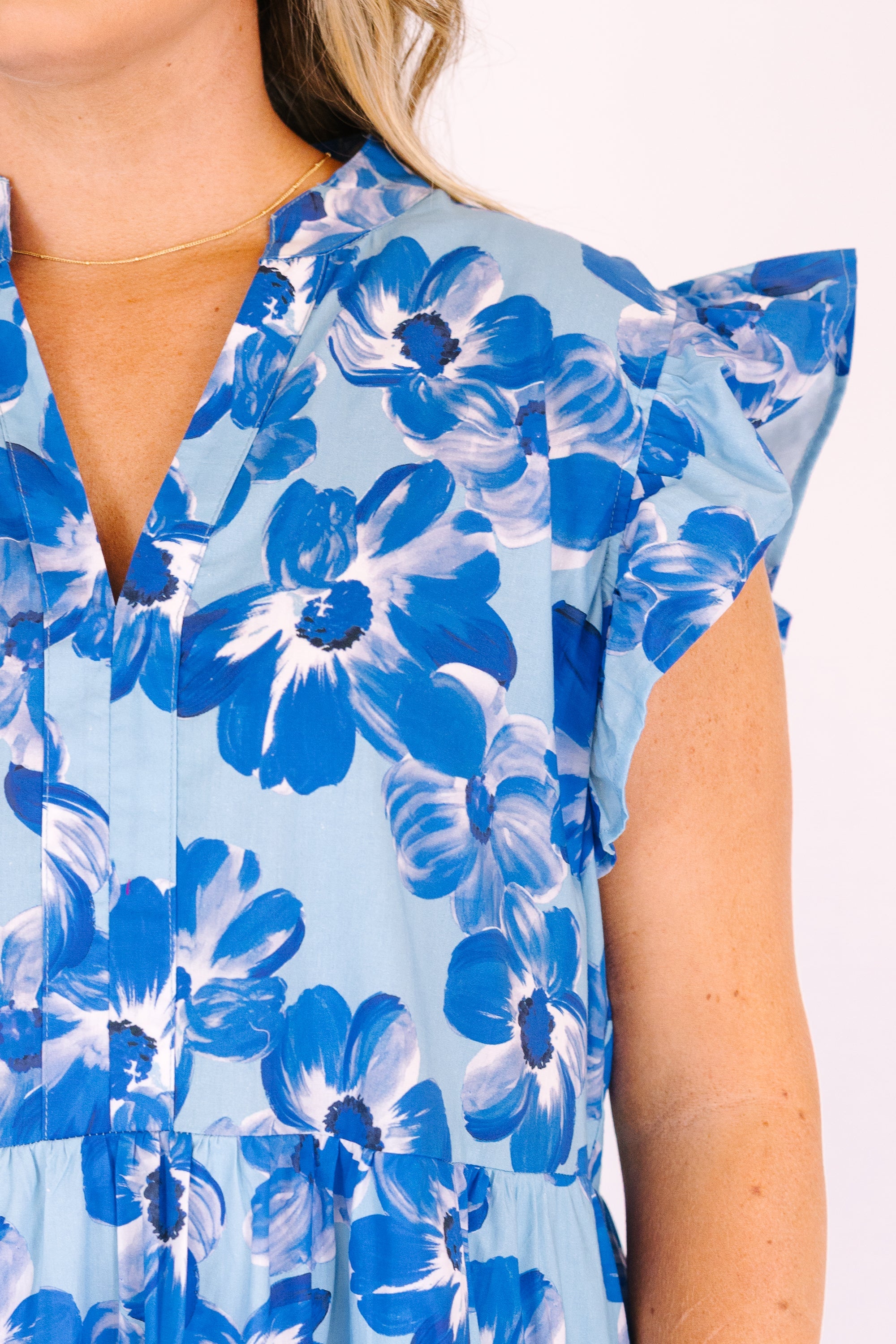 Simply The Vibe Midi Dress, Cobalt