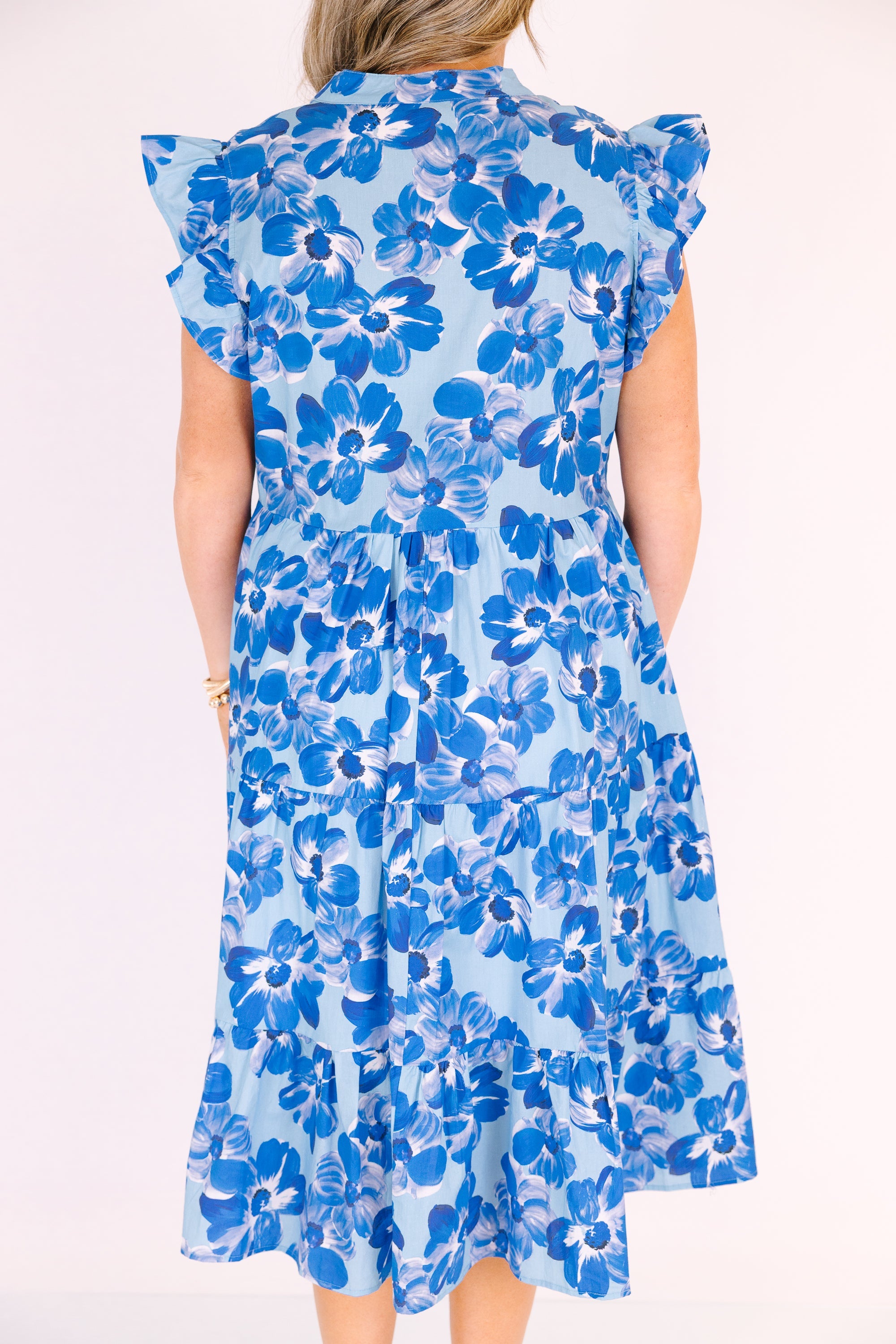 Simply The Vibe Midi Dress, Cobalt