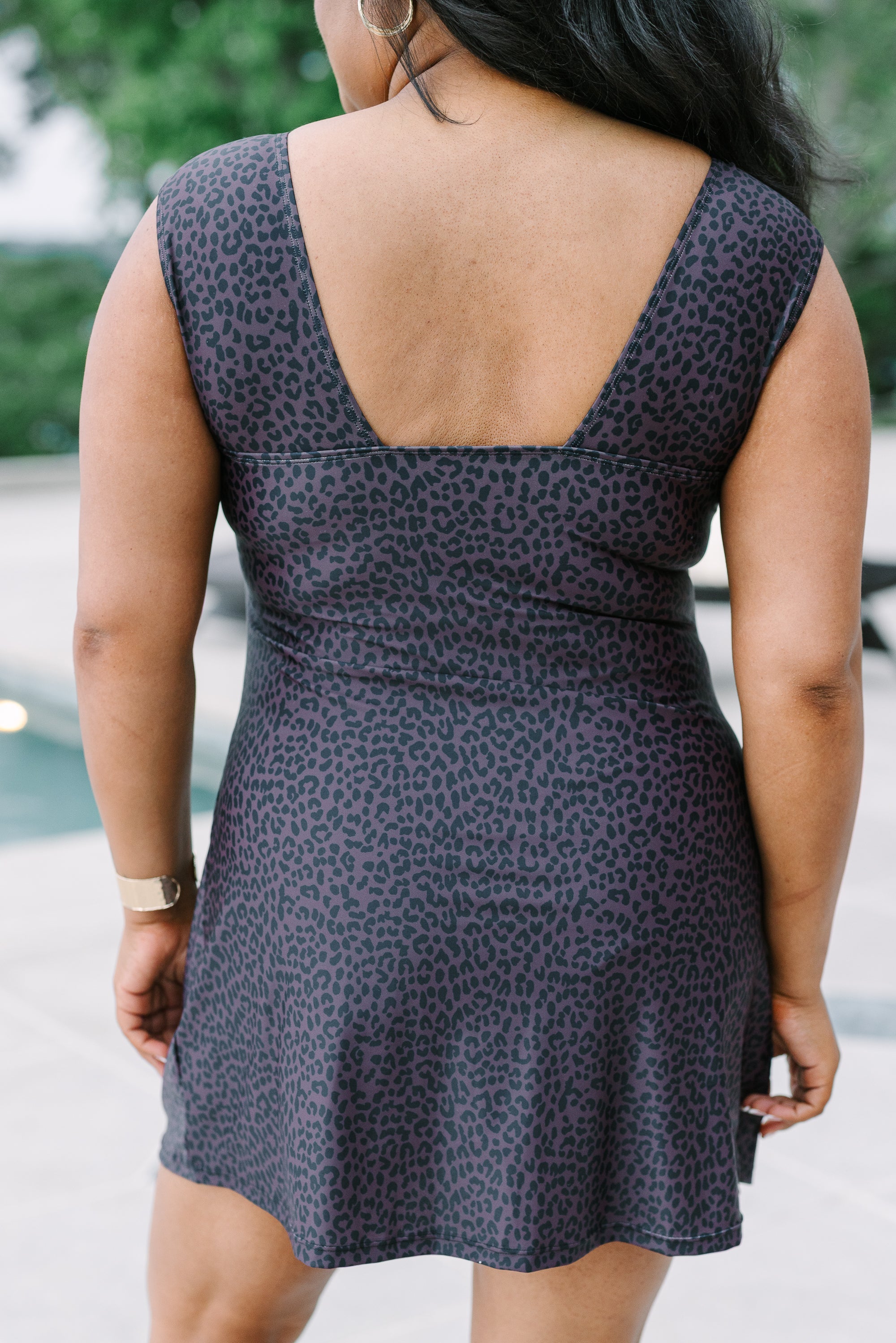 Something About You Swim Dress, Leopard