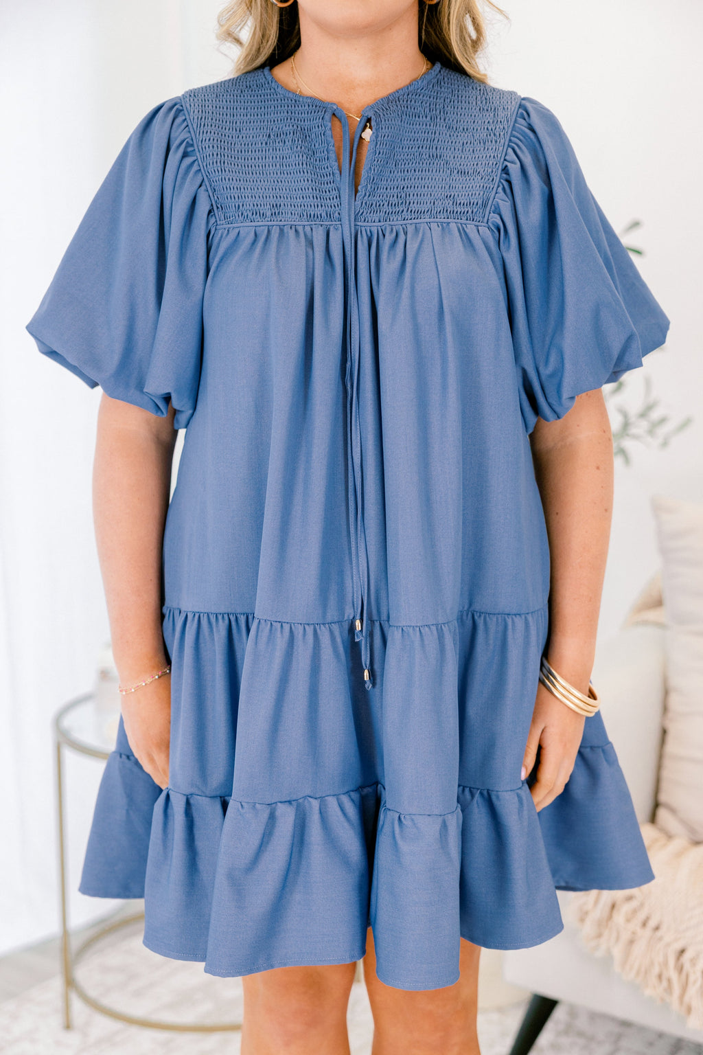 Something Good Dress, Blue Denim