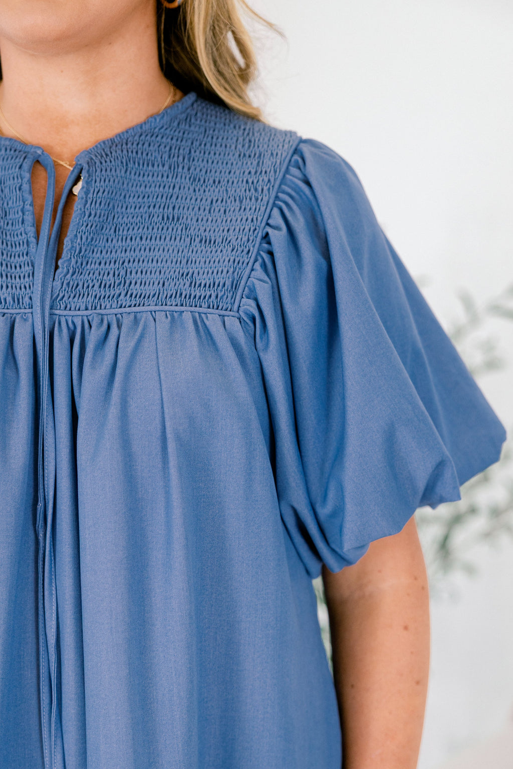 Something Good Dress, Blue Denim